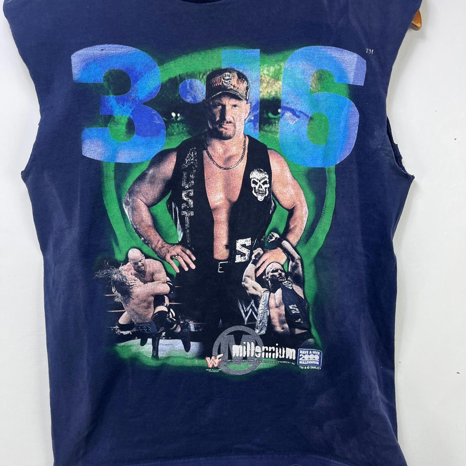 WWE Vintage 1999 Stone Cold Steve Austin 3:16 WWF Muscle Tee M Size US M / EU 48-50 / 2 - 2 Thumbnail