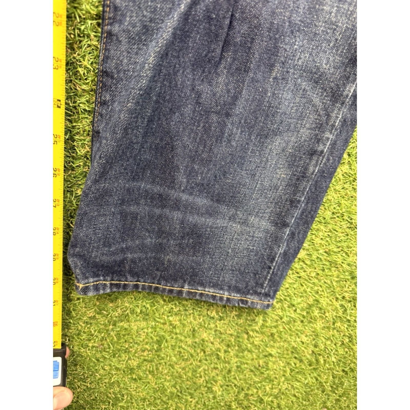 Polo Ralph Lauren Polo Ralph Lauren Hampton Jeans Mens 36x32 Straight Distressed Dark Wash Denim Blue 90s Preppy Baggy Relaxed 5-Pocket Mens City: Mexico Size US M / EU 48-50 / 2 - 5 Thumbnail