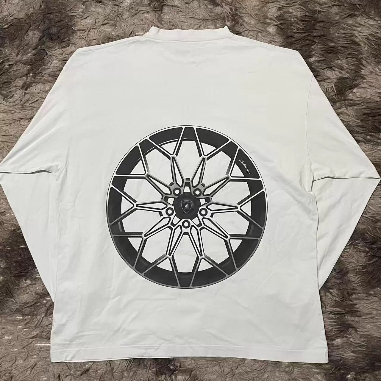 Balenciaga Balenciaga x Lamborghini Print Oversized long Sleeve Size 2 Size US M / EU 48-50 / 2 - 2 Thumbnail