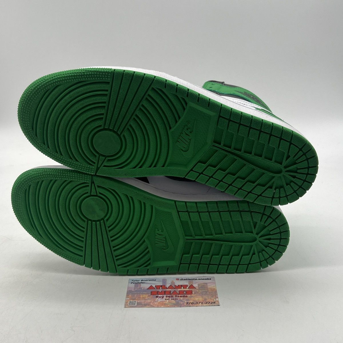 Jordan Brand Air Jordan 1 high lucky green Size US 9.5 / EU 42-43 - 7 Thumbnail