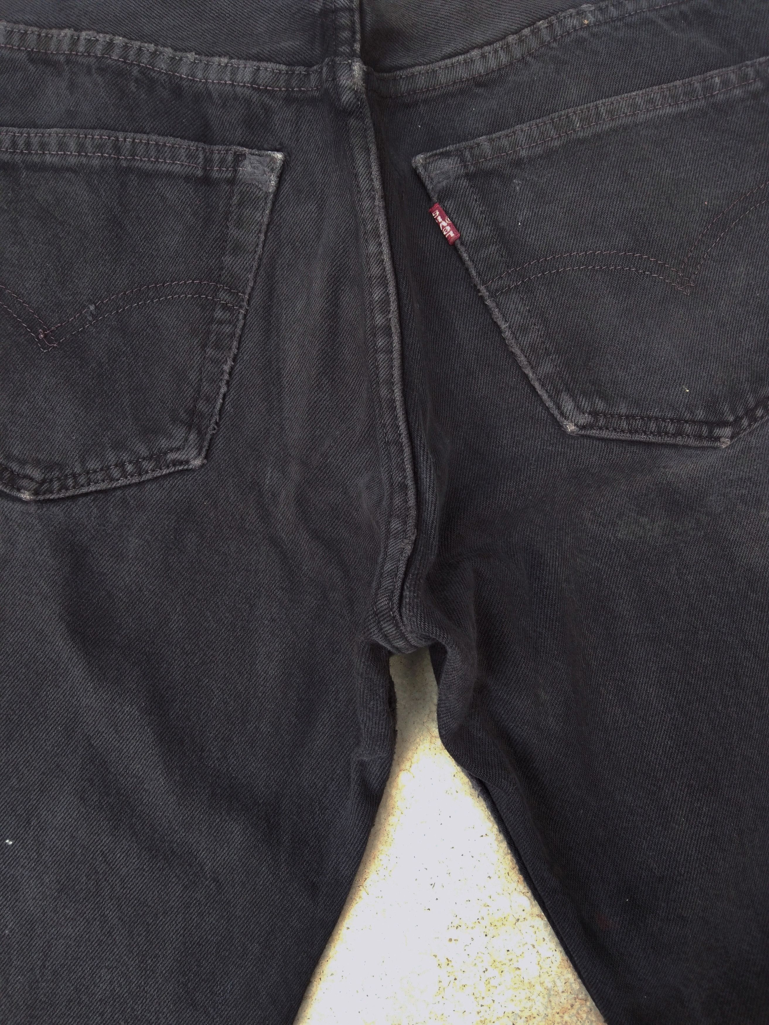 Levi's Vintage Levis 501 Made In USA Distressed Jeans 31x32 Size US 31 - 3 Thumbnail