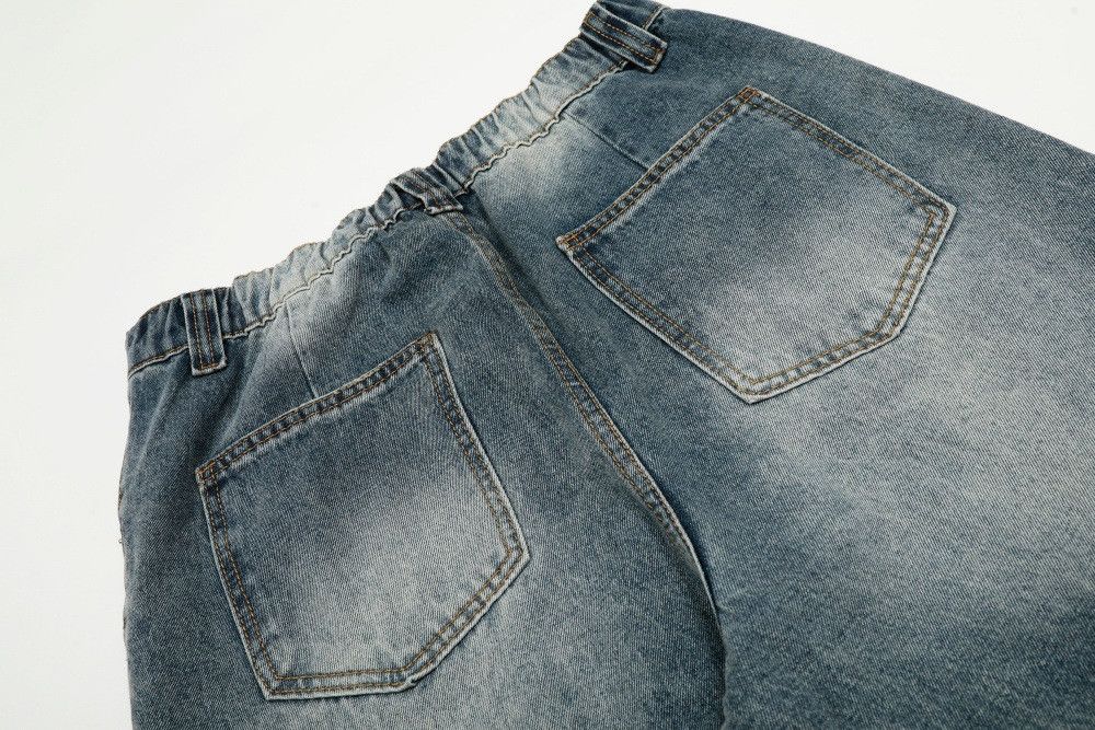 Jean American retro punk washed casual jeans Size US 32 / EU 48 - 5 Thumbnail