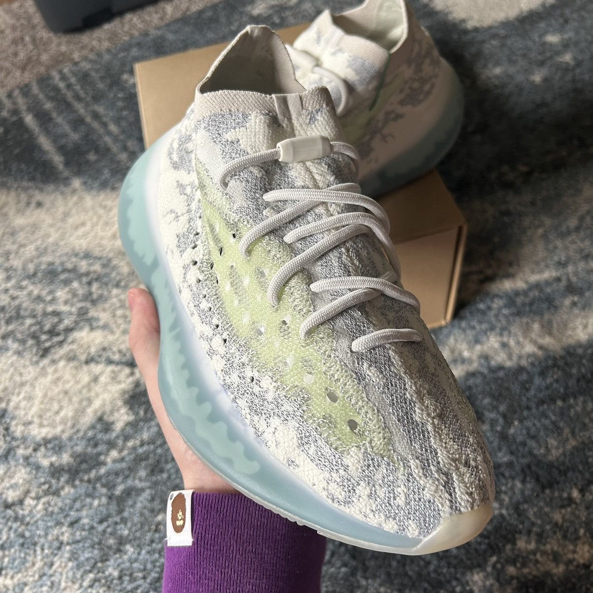 Adidas × Kanye West YEEZY BOOST 380 ALiEN BLUE REFLECTiVE GLOW GREEN PRiMEKNiT Size US 10 / EU 43 - 5 Thumbnail