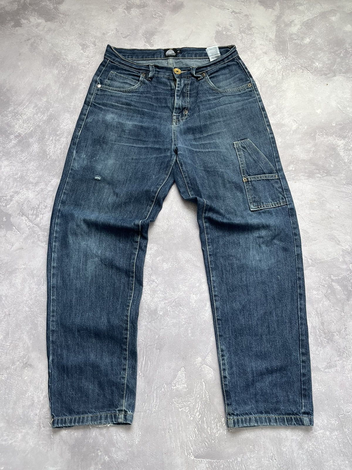 Southpole 💥RARE💥 Vintage South Pole Big Logo Embroidered Baggy Jeans Size US 30 / EU 46 - 2 Thumbnail