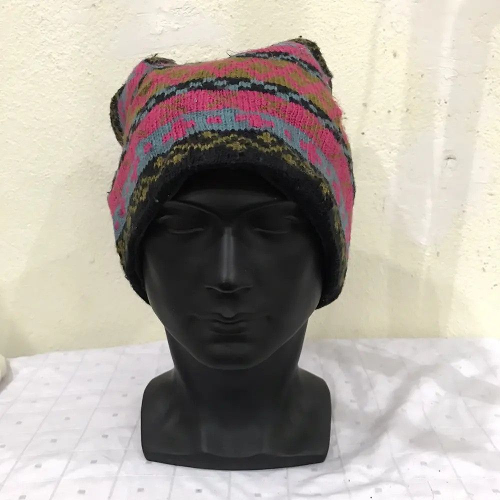 Japanese Brand Japanese Brand Navajo Design Beanie Hat Size ONE SIZE - 3 Thumbnail