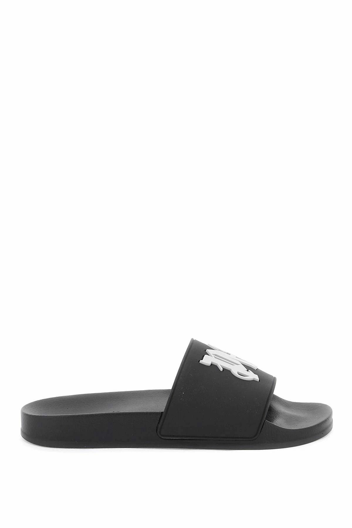o1y0325 Logo Slippers in Black