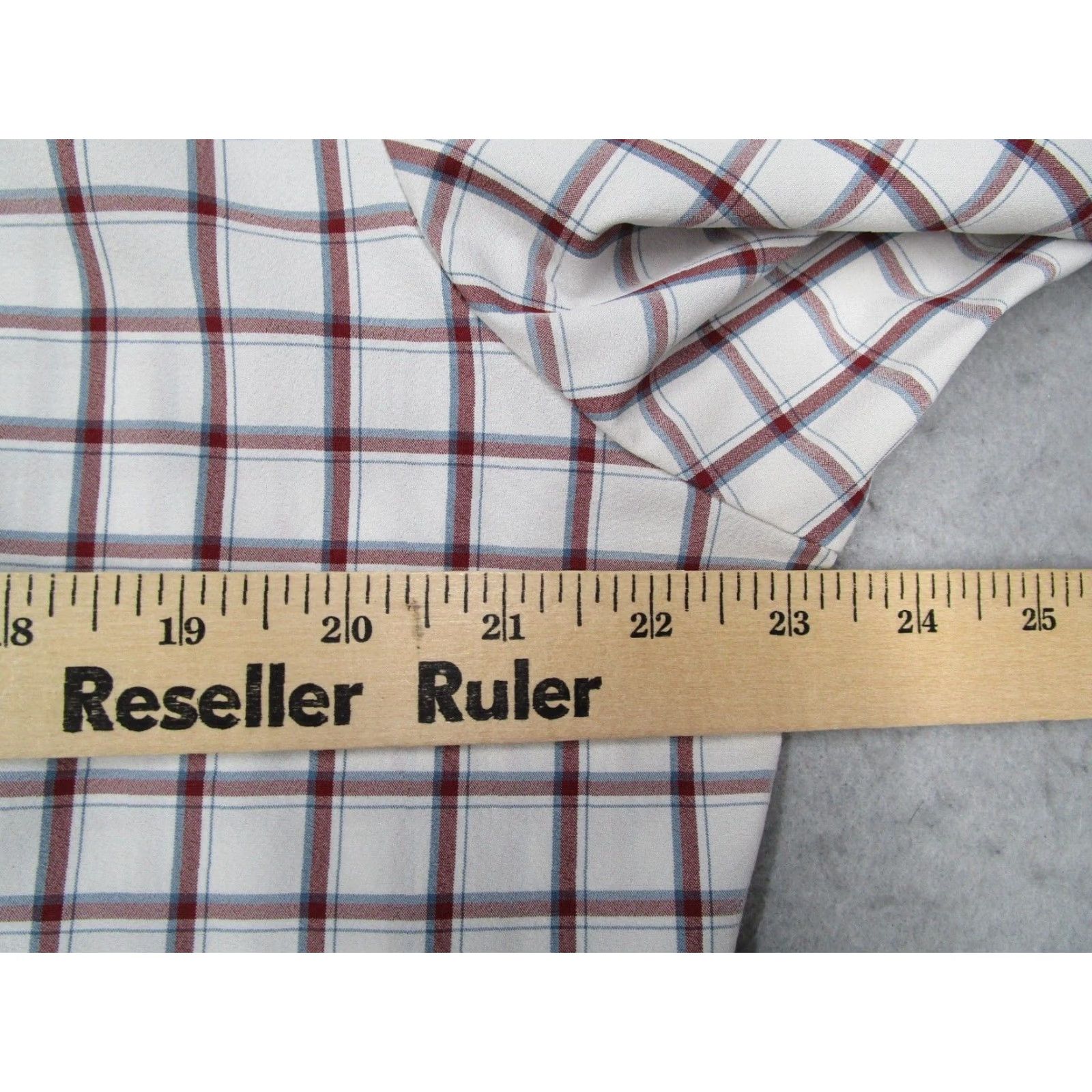 Mizzen+Main Mizzen+Main Shirt Mens Large Red Check Trim Fit Button-Up Long Sleeve Classic Casual Workwear Size US L / EU 52-54 / 3 - 6 Thumbnail