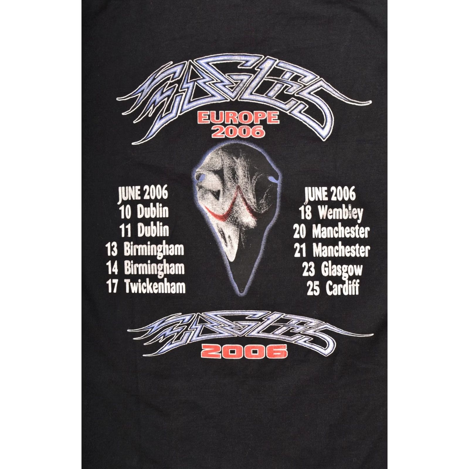 Fruit Of The Loom Fruit of the Loom Eagles 2006 Europe Tour Vintage T-Shirt Tee Size M Men Black Short Sleeve 100% cotton Size US M / EU 48-50 / 2 - 5 Thumbnail