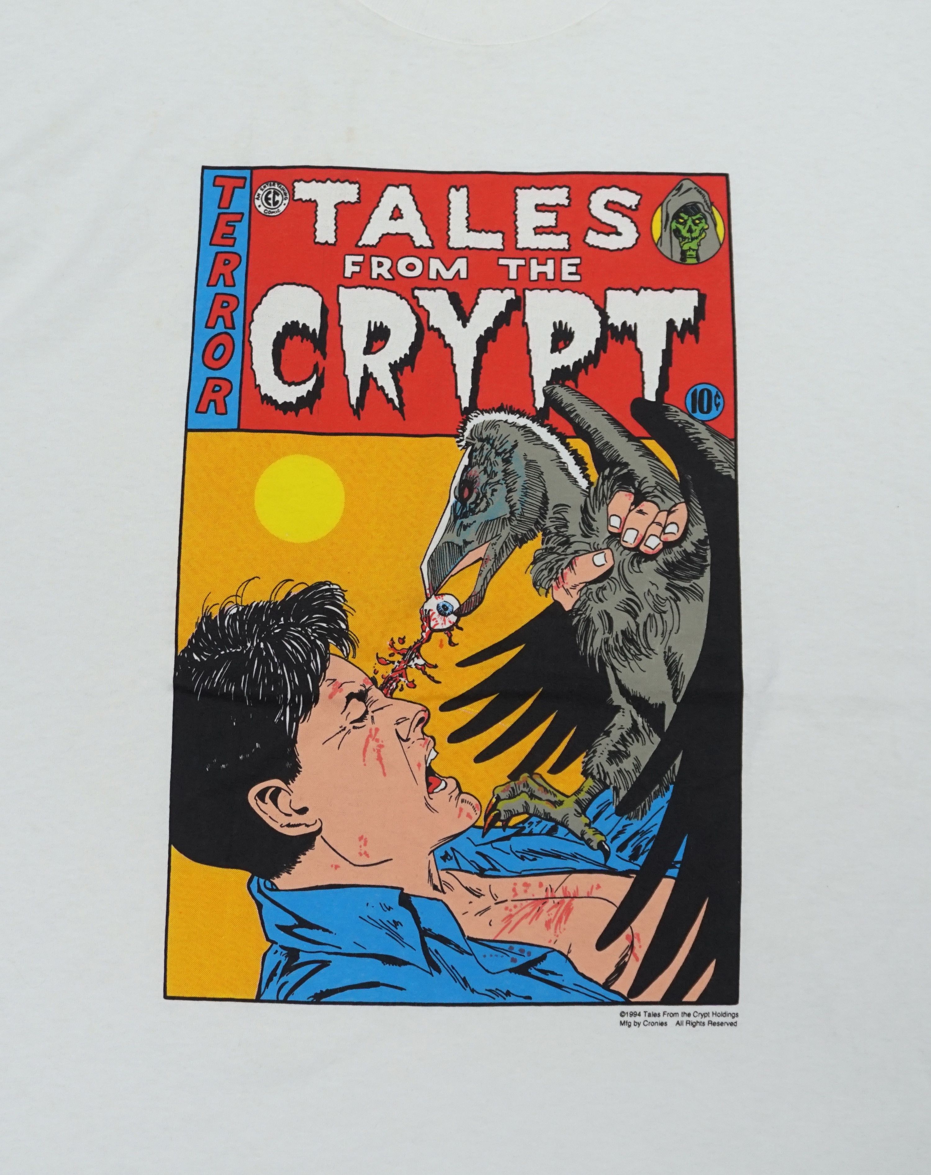 90s Tales from the Crypt ©︎入り ホラー Tシャツ 90's Horror TV series Tales from the Crypt promo T-shirt