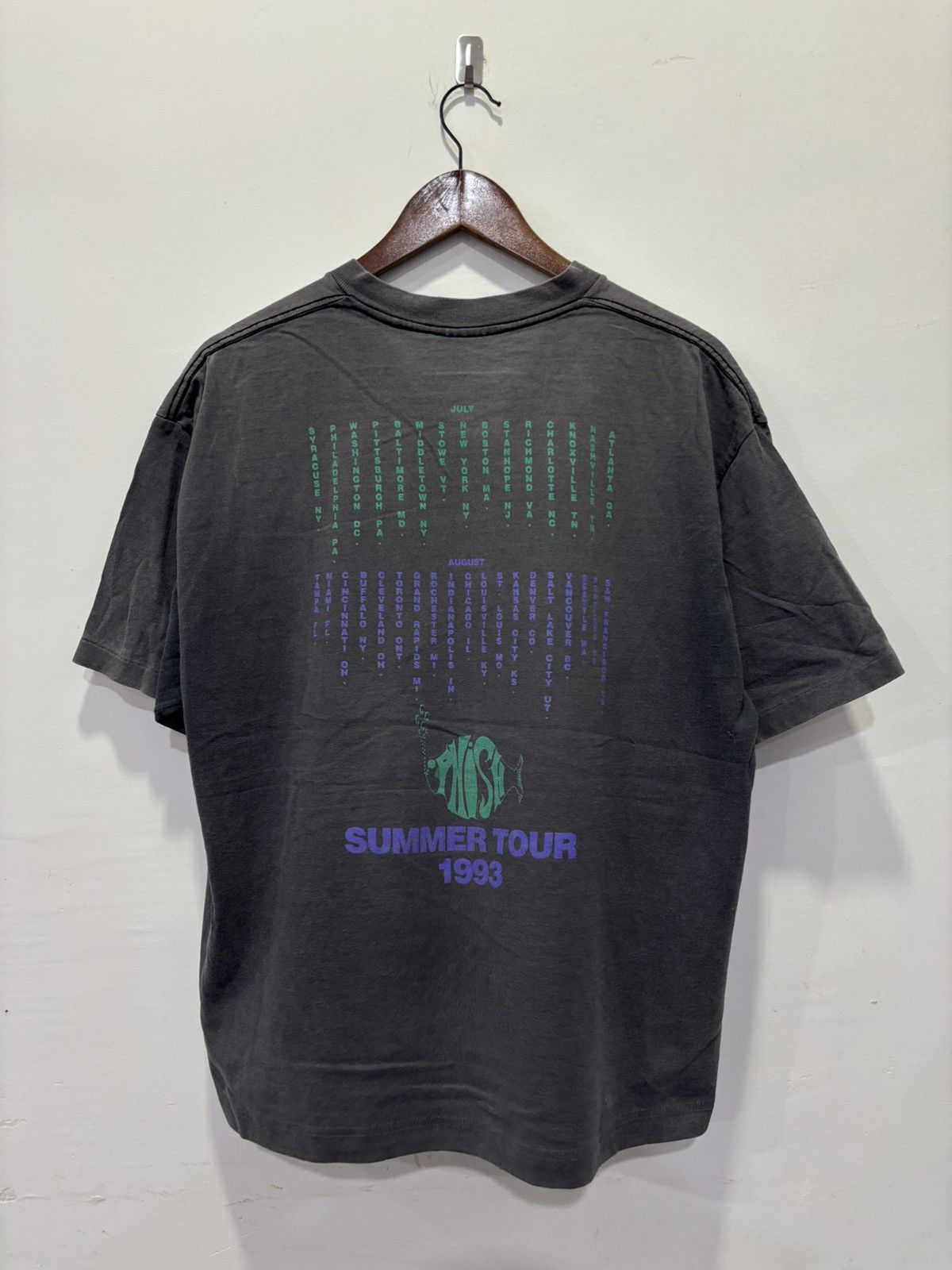 Band Tees × Vintage Vintage Phish Summer Tour 1993 Tshirt Size US XL / EU 56 / 4 - 2 Thumbnail
