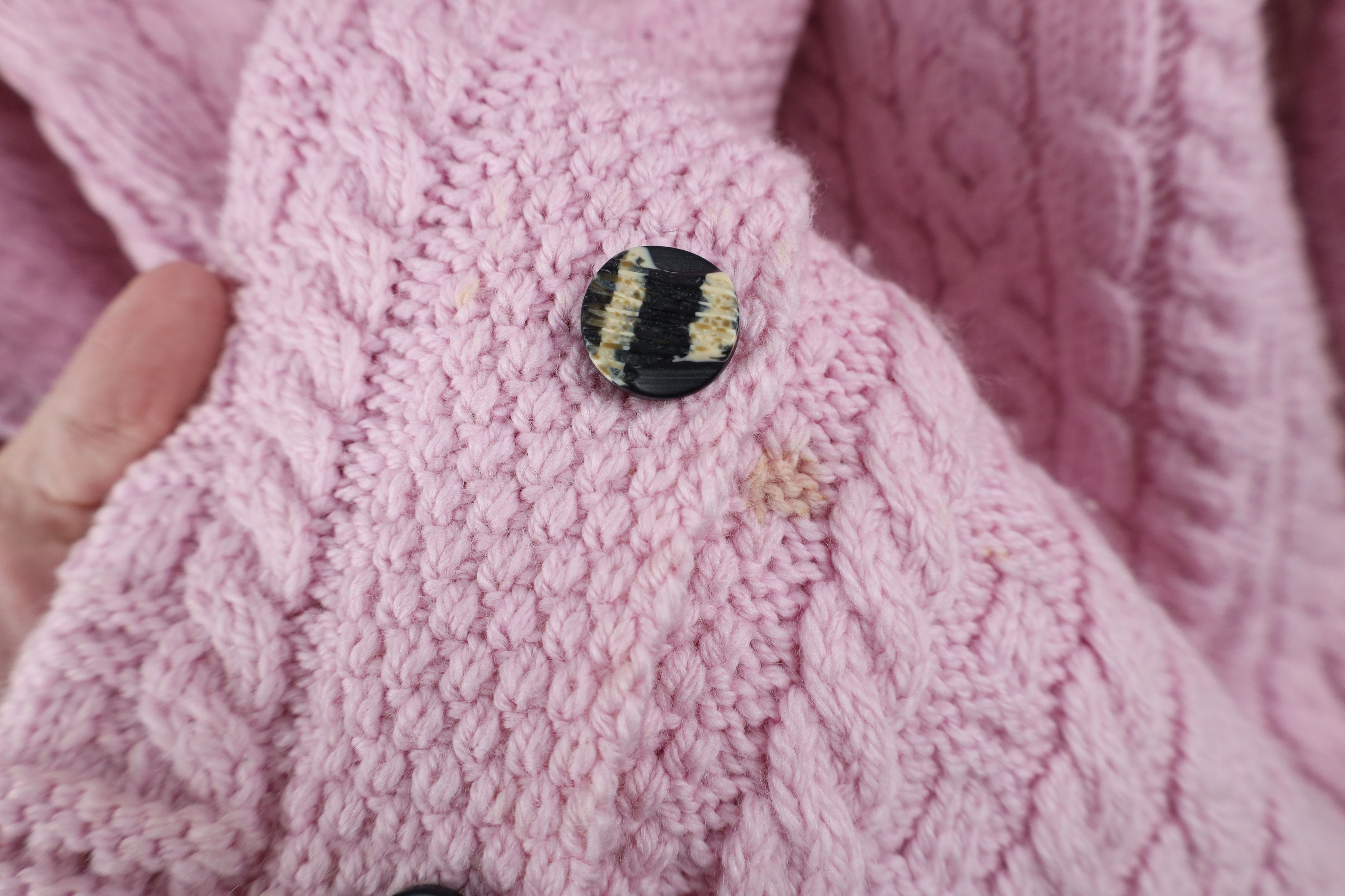 Vintage Vintage 90s Streetwear Fisherman Cable Knit Cardigan Sweater Size XL / US 12-14 / IT 48-50 - 6 Thumbnail