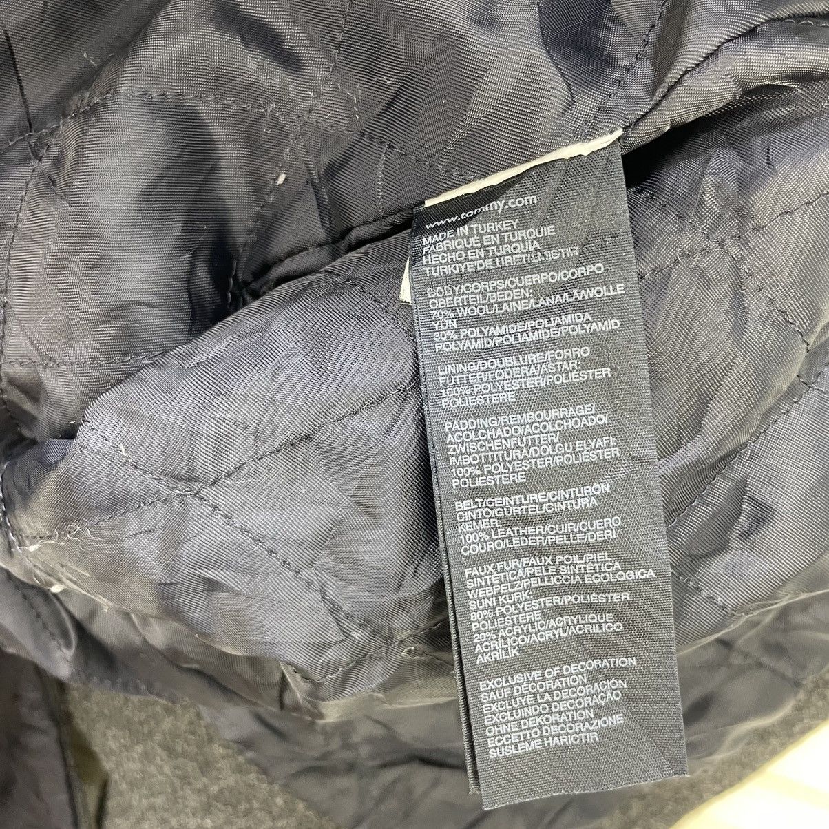 Autumn Cashmere × Tommy Hilfiger Vintage Tommy Hilfiger Long Coat Jacket Size Extra Small Size XS / US 0-2 / IT 36-38 - 6 Thumbnail