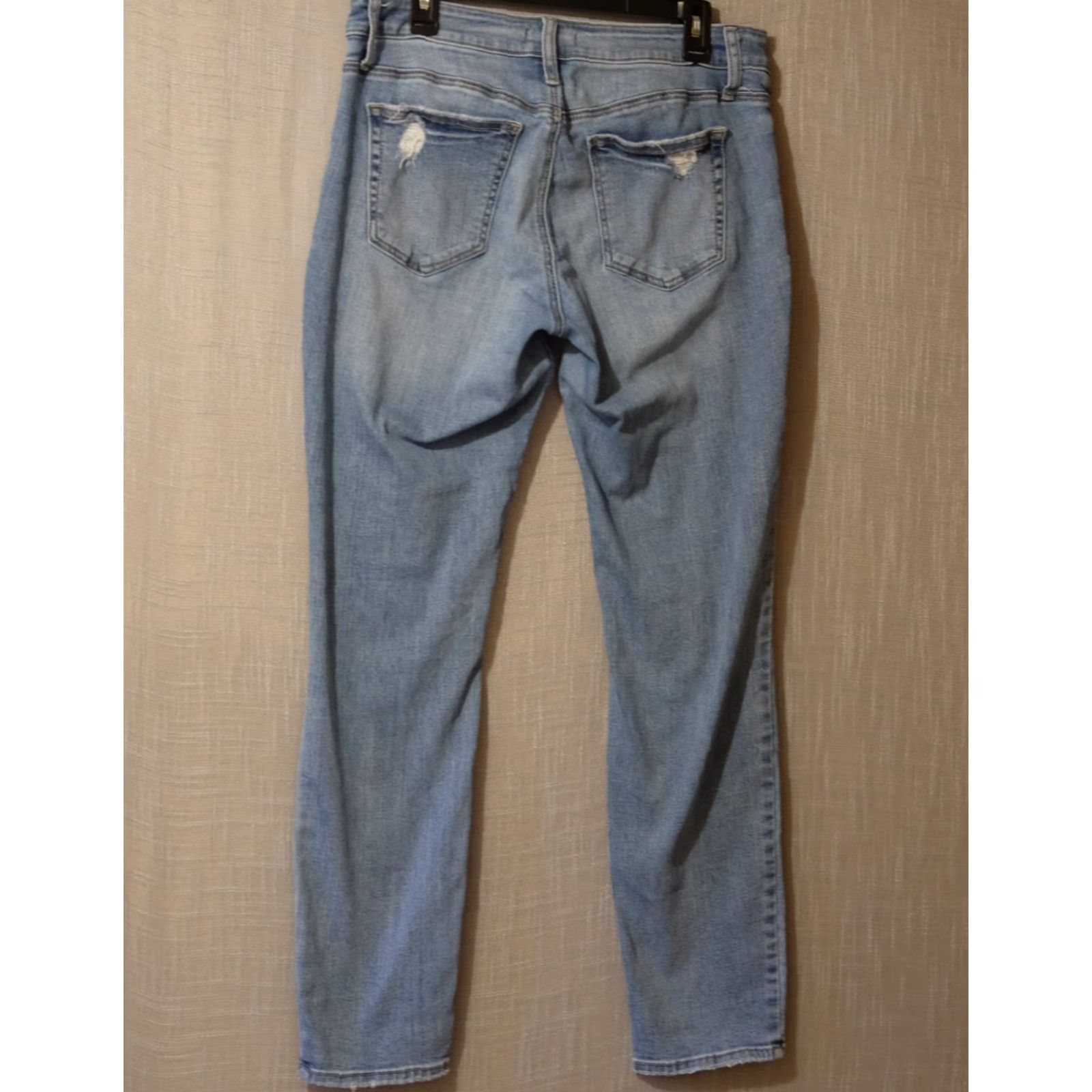 Silver Jeans Co. Silver Jeans Co. Boyfriend Stretch Distressed Womens W31/L29 Jeans Denim Blue 5-Pocket Design Regular Size 31 Womens Size 24" / US 00 / IT 34 - 5 Thumbnail