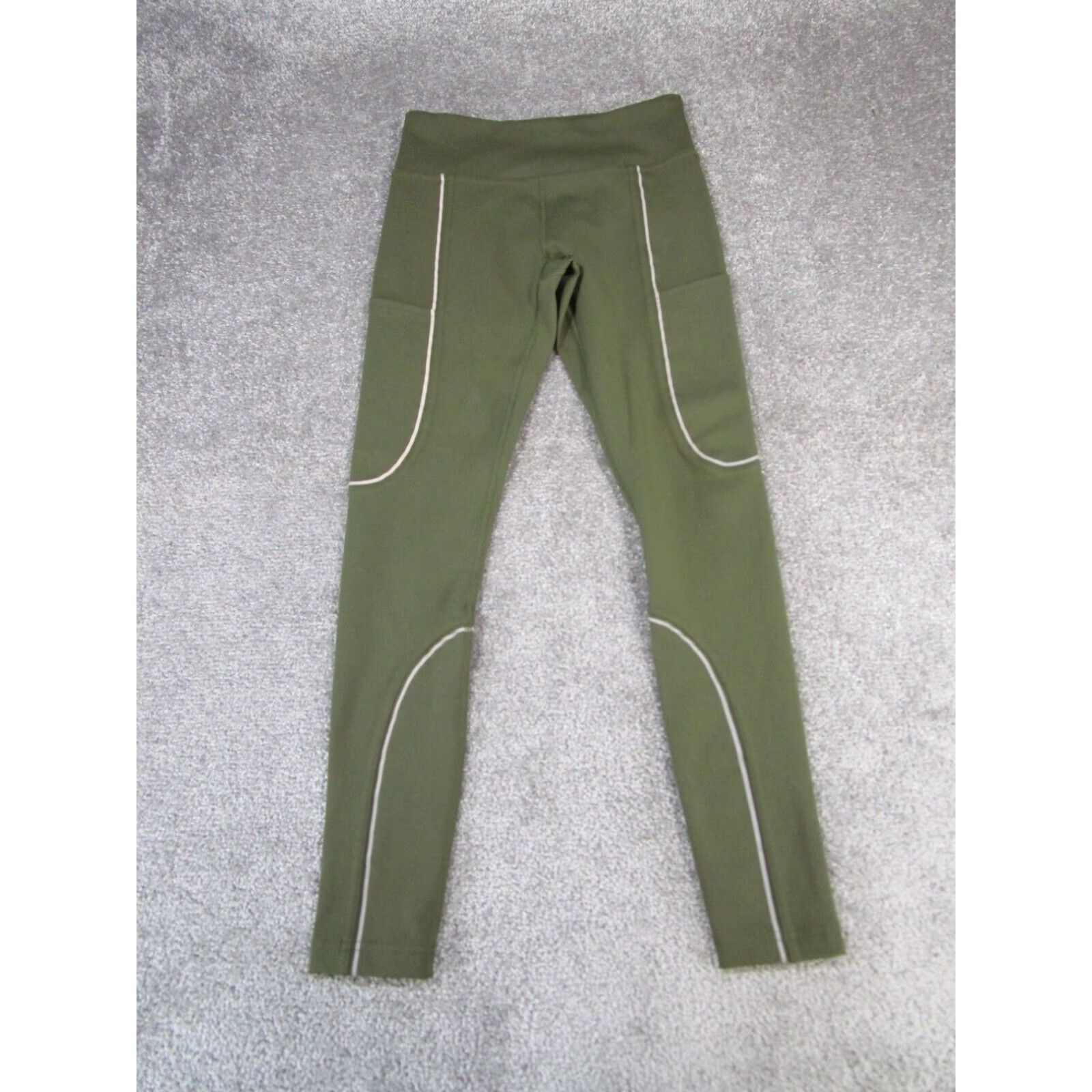 Outdoor Voices Outdoor Voices Womens XS Green Reflective Compression Leggings Size 26" / US 2 / IT 38 - 1 Thumbnail