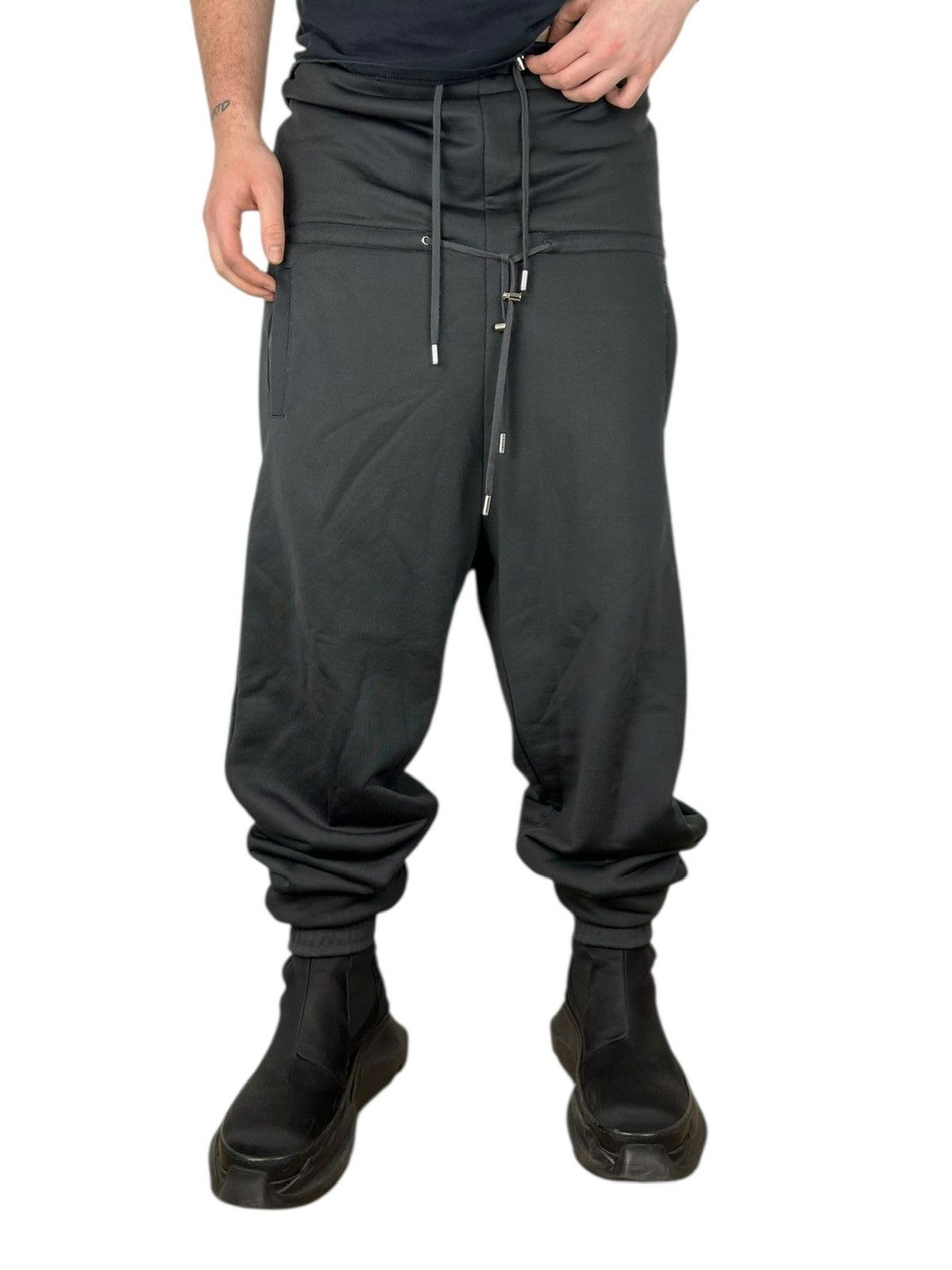 Y/Project Y/Project Double WaistDrawstring Joggers (L) Size US 34 / EU 50 - 1 Thumbnail