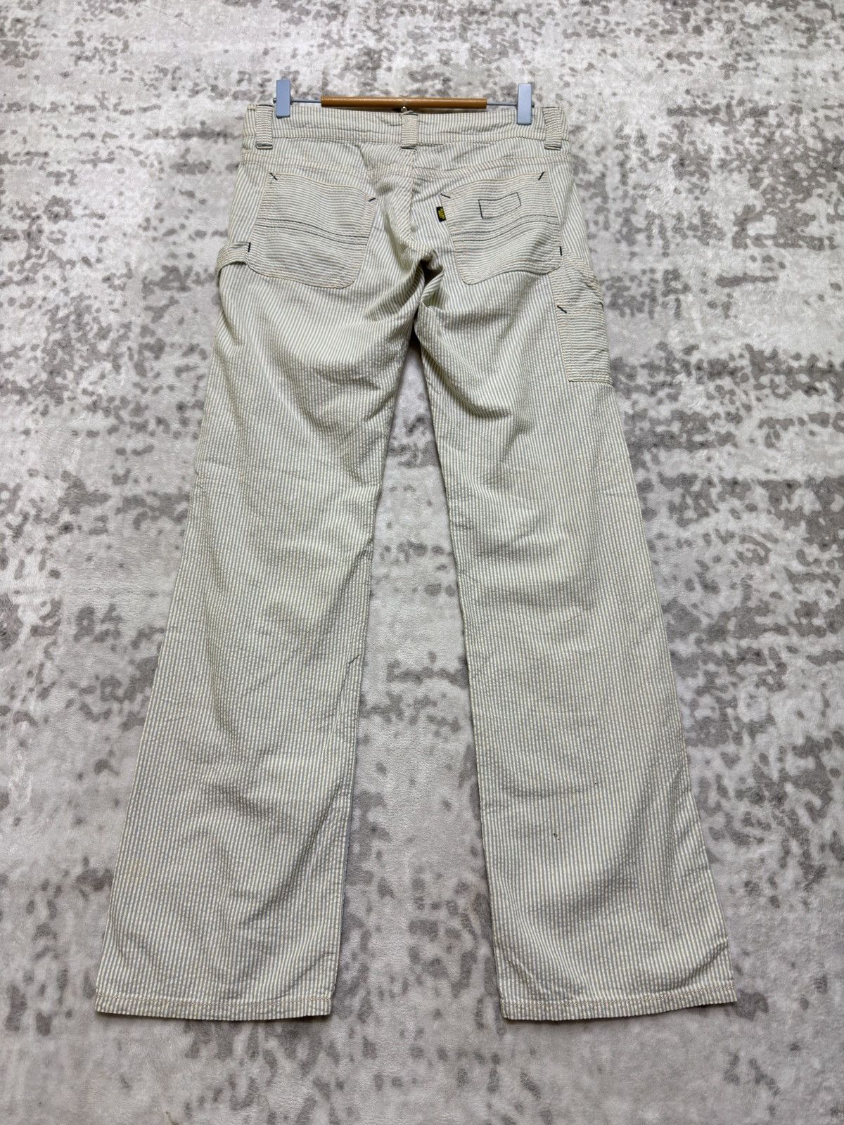 Beams Plus BEAMS BOY Pinstripe Carpenter Pants Japanese Workwear Size US 30 / EU 46 - 2 Thumbnail
