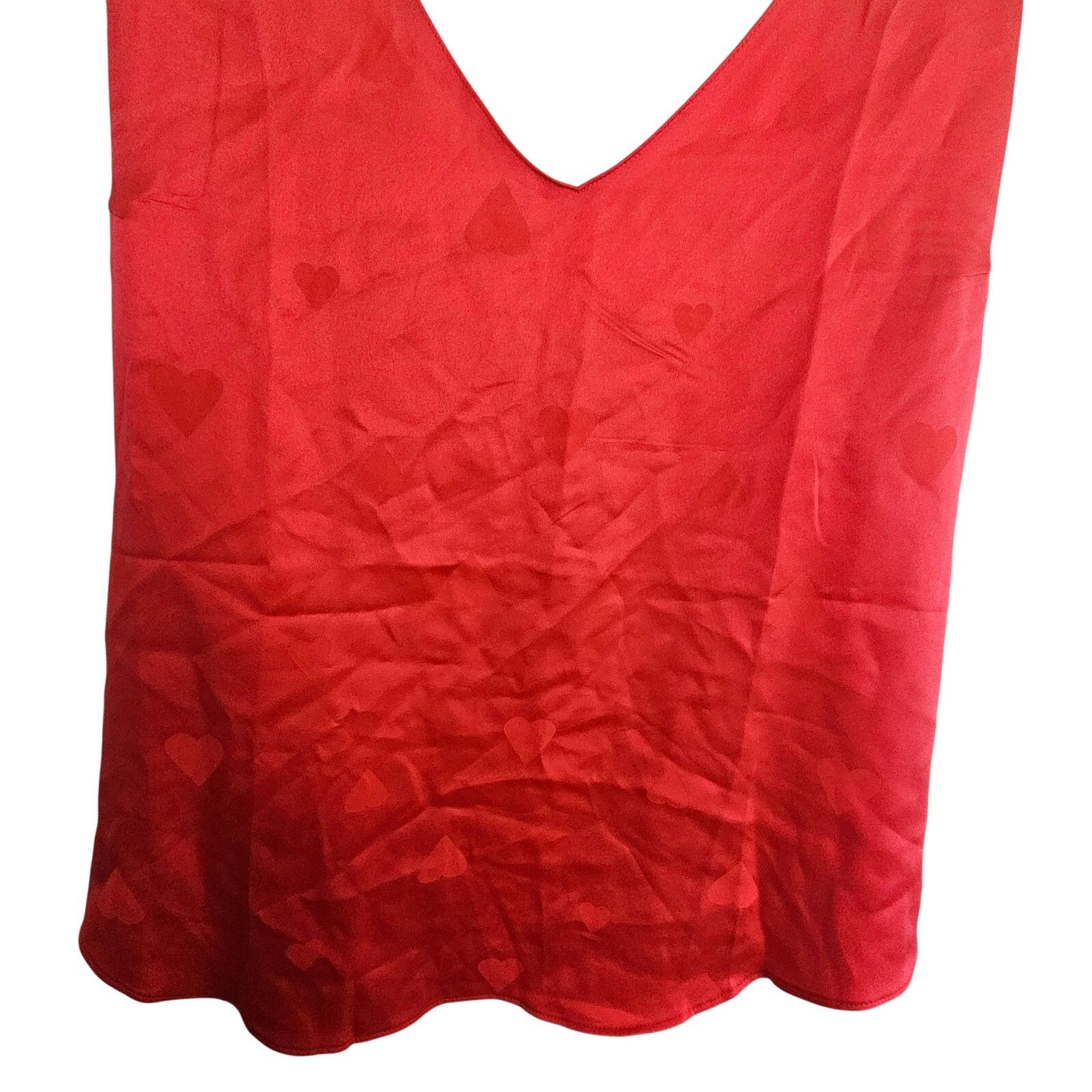 Victoria's Secret Victorias Secret Womens Heart Print Camisole Tank Sz L Sexy Size M / US 6-8 / IT 42-44 - 3 Thumbnail