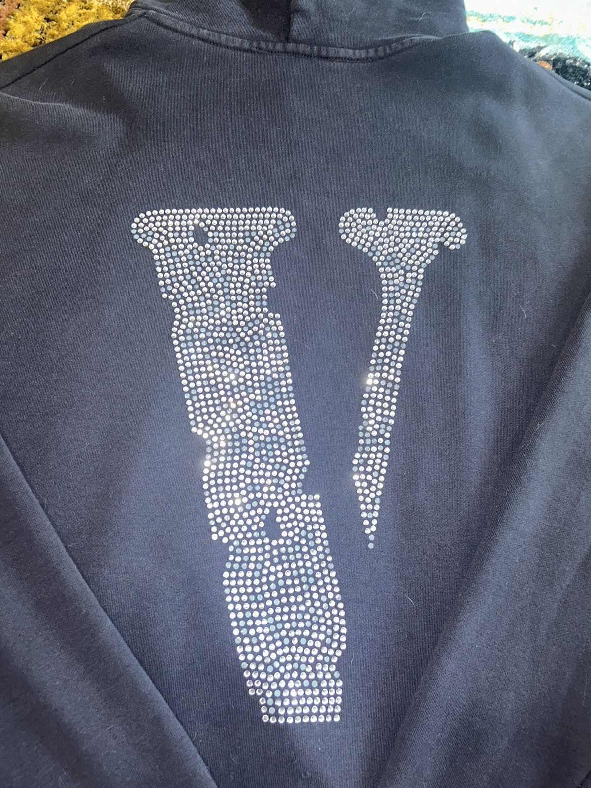 Swarovski Vintage Vlone X Swarovski Rhinestone Hoodie Size US L / EU 52-54 / 3 - 4 Thumbnail