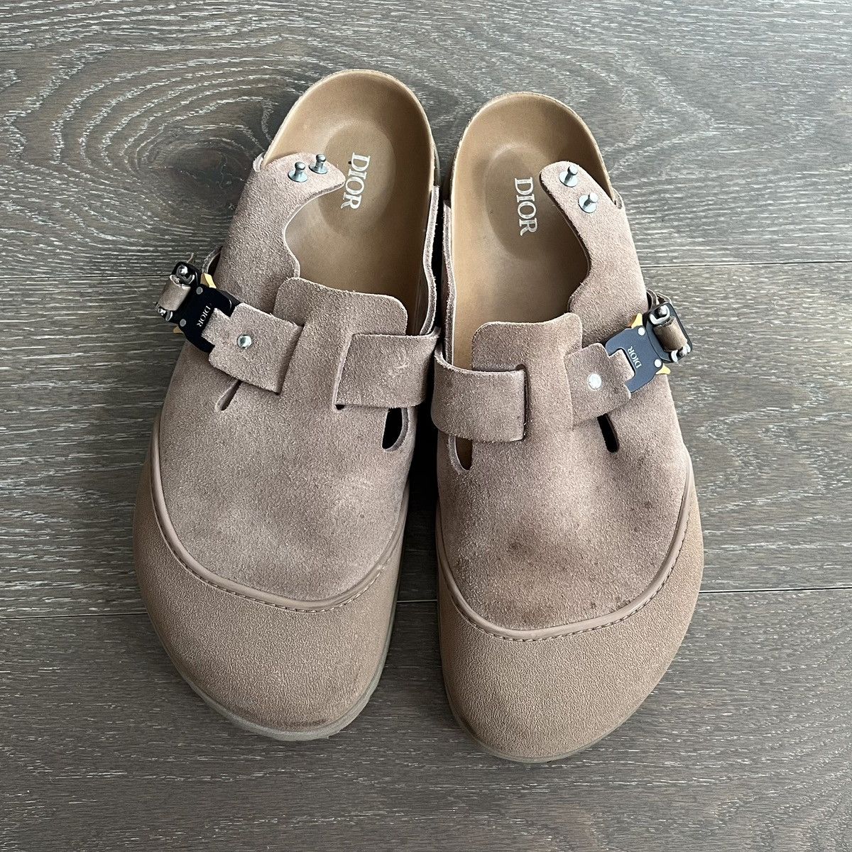 Birkenstock × Dior Dior Tokio Mule Sandals Brown Size US 12 / EU 45 - 1 Thumbnail
