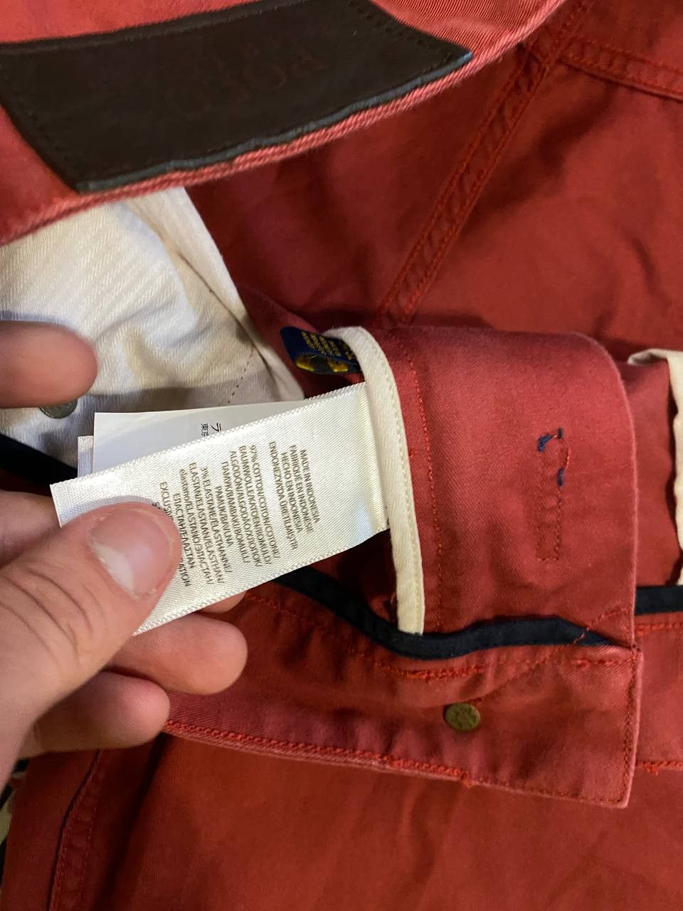 Polo Ralph Lauren Polo Ralph Lauren Relaxed Fit Red Chino pants Size US 34 / EU 50 - 3 Thumbnail