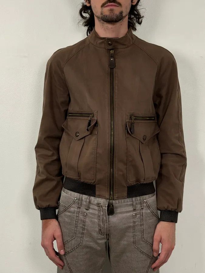 Burberry Burberry Prorsum Brown Utility Moto Leather Jacket Size US S / EU 44-46 / 1 - 1 Thumbnail