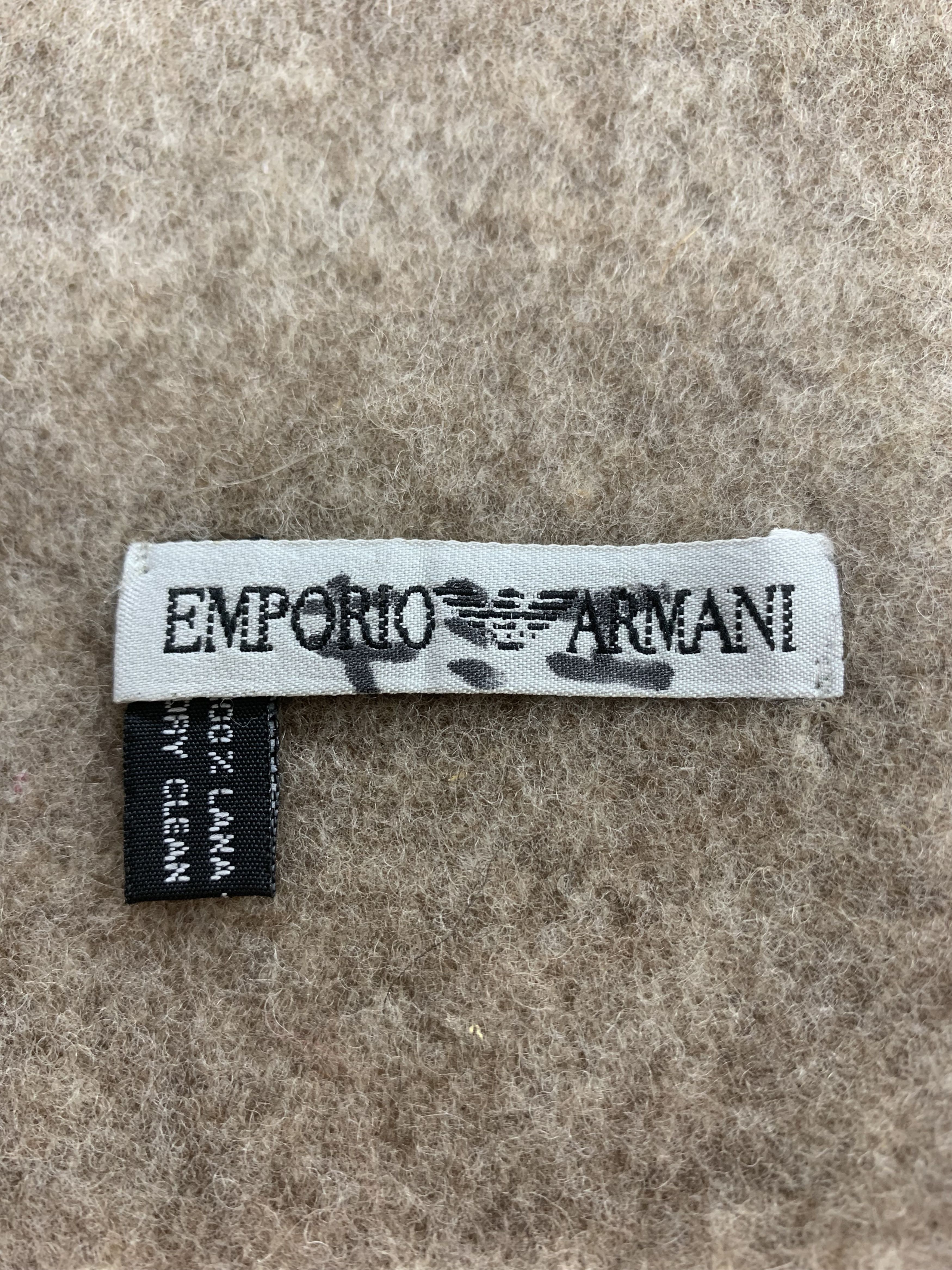 Emporio Armani Emporio Armani Scarf Wool Muffler Neck Wrap BL3044 Size ONE SIZE - 5 Thumbnail