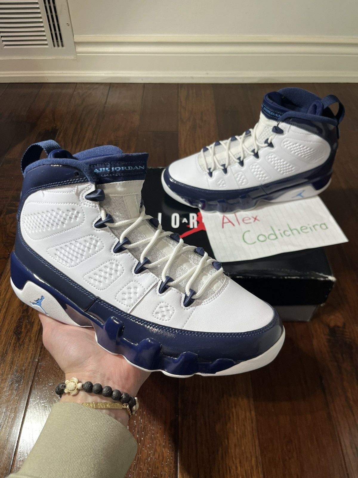 Size Air Jordan Pearl Blue