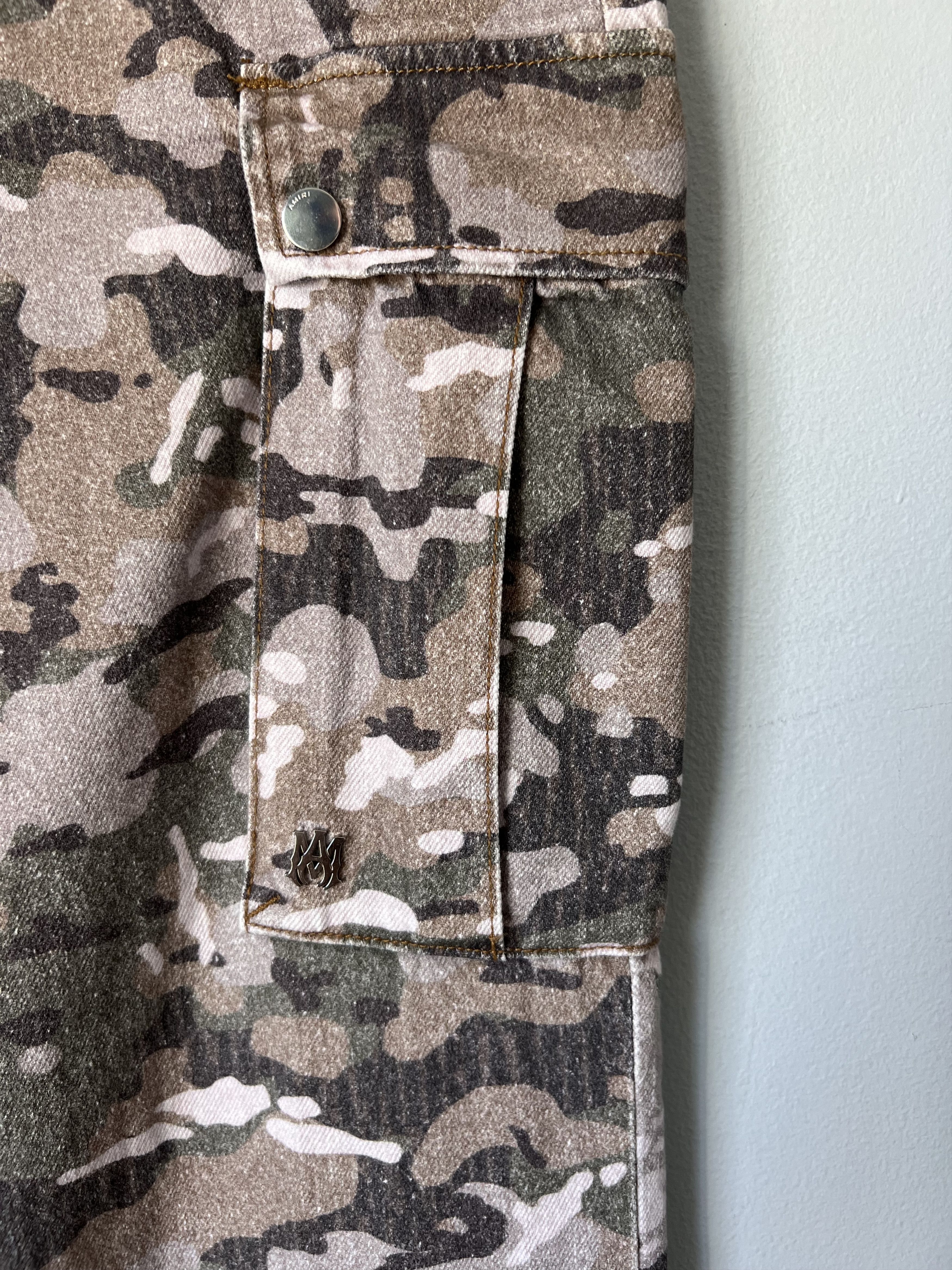 Amiri Amiri M65 Cargo Pants in Camouflage Size US 31 - 4 Thumbnail