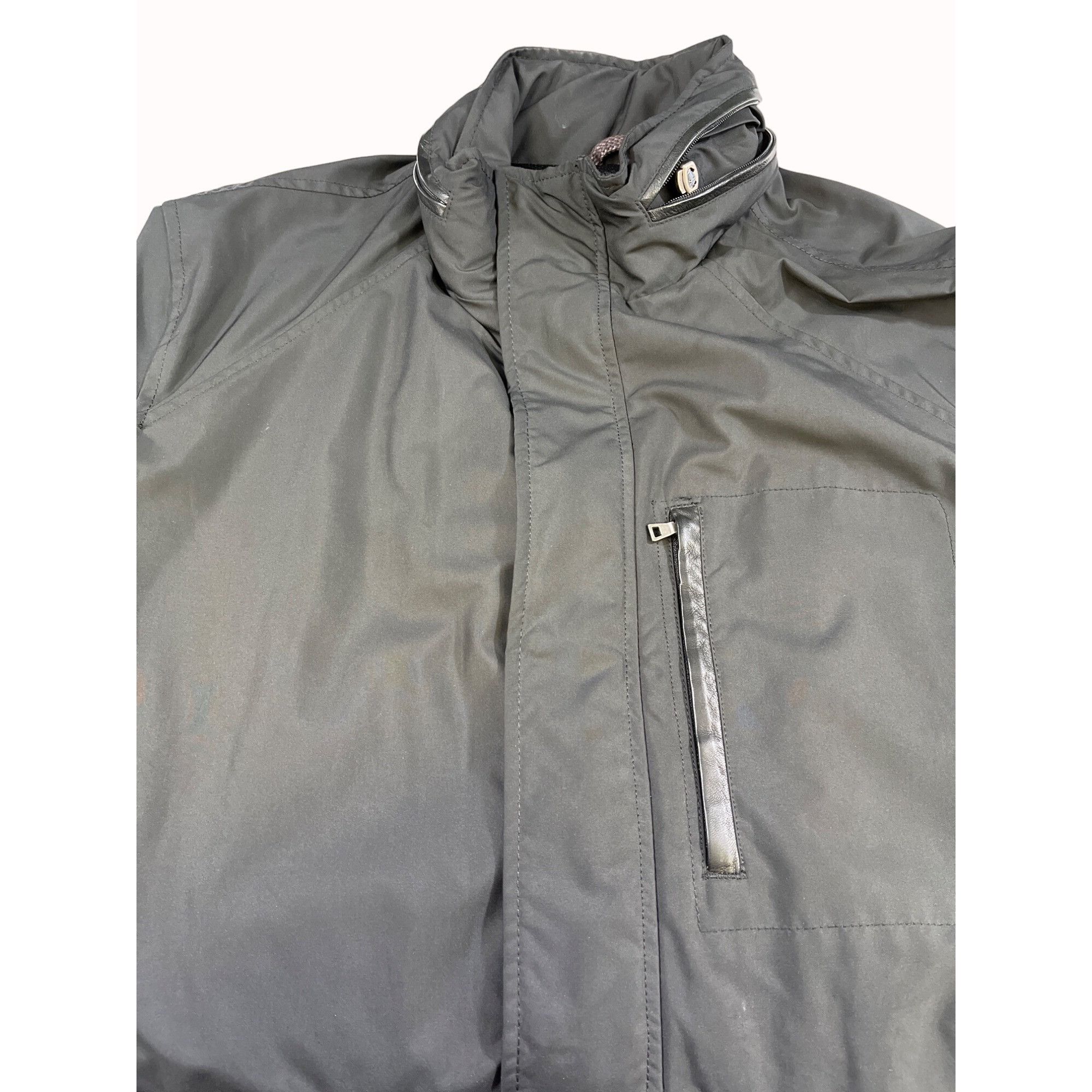 Cole Haan Cole Haan Mens Black Isolated Zip Up Coat Size L SKU 6679 Size US L / EU 52-54 / 3 - 3 Thumbnail