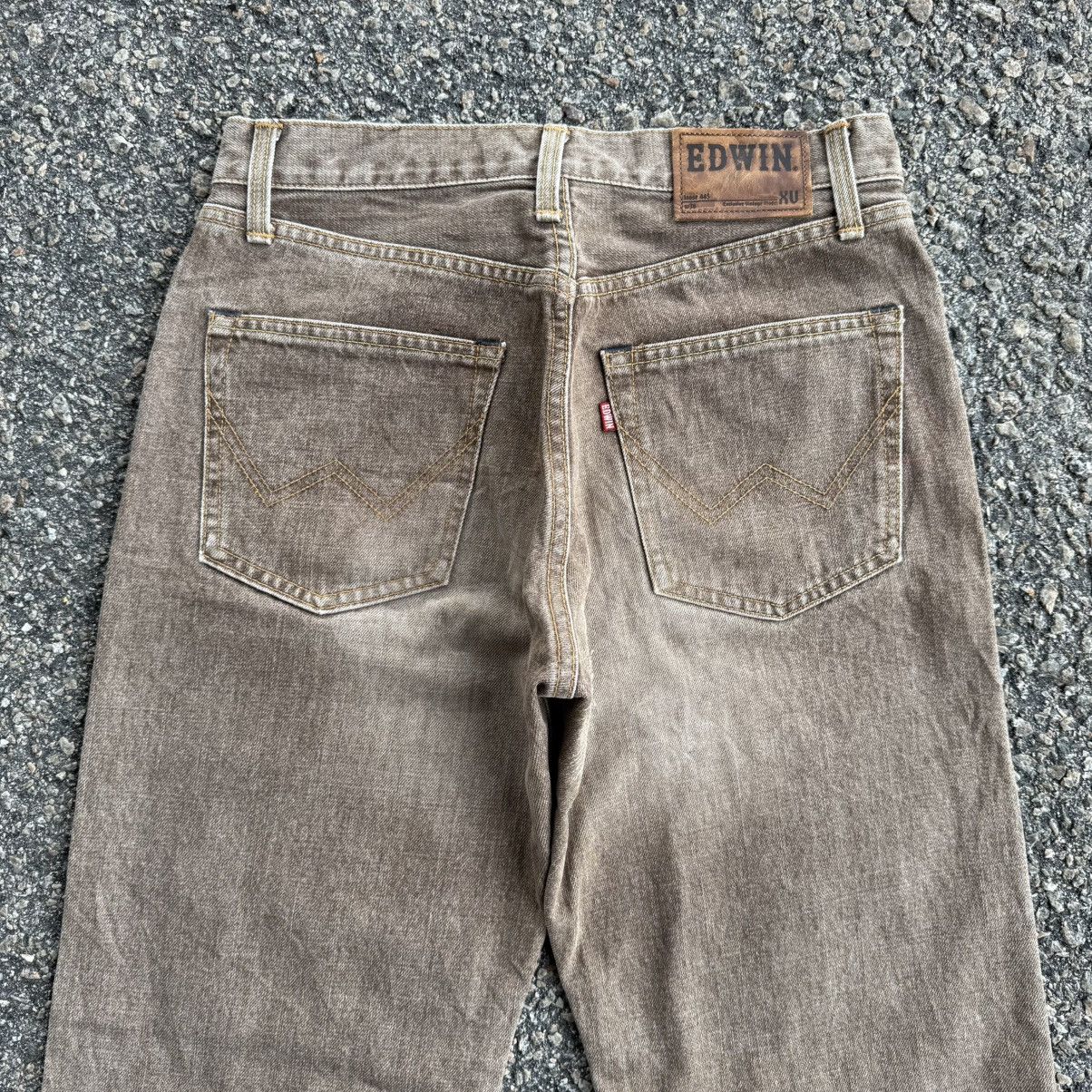 Edwin × Jean × Vintage VINTAGE EDWIN BROWN FADED JEAN DENIM PANTS Size US 30 / EU 46 - 9 Thumbnail