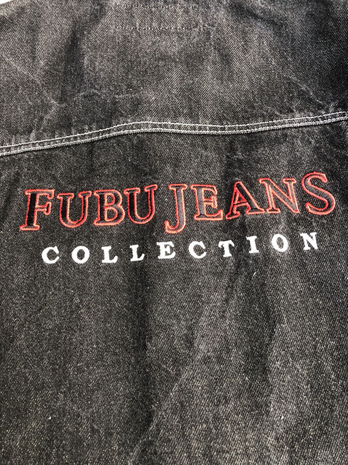 Fubu Y2k Fubu Denim Jacket Embroidered Jeans Size US L / EU 52-54 / 3 - 11 Thumbnail