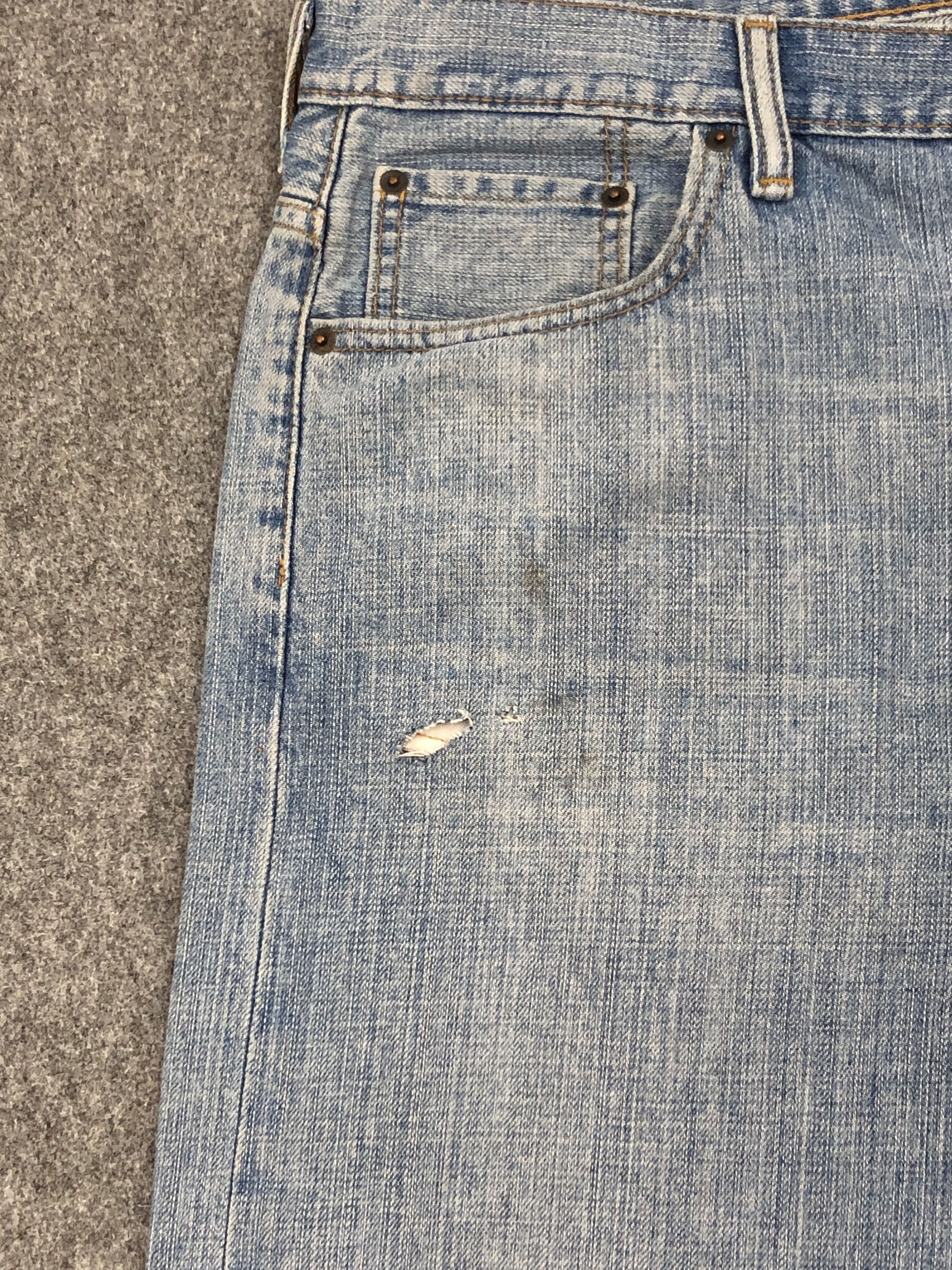 Levi's Vintage Levi's 569 Dirty Lightwash Denim Jeans DP2298 Size US 38 / EU 54 - 10 Thumbnail