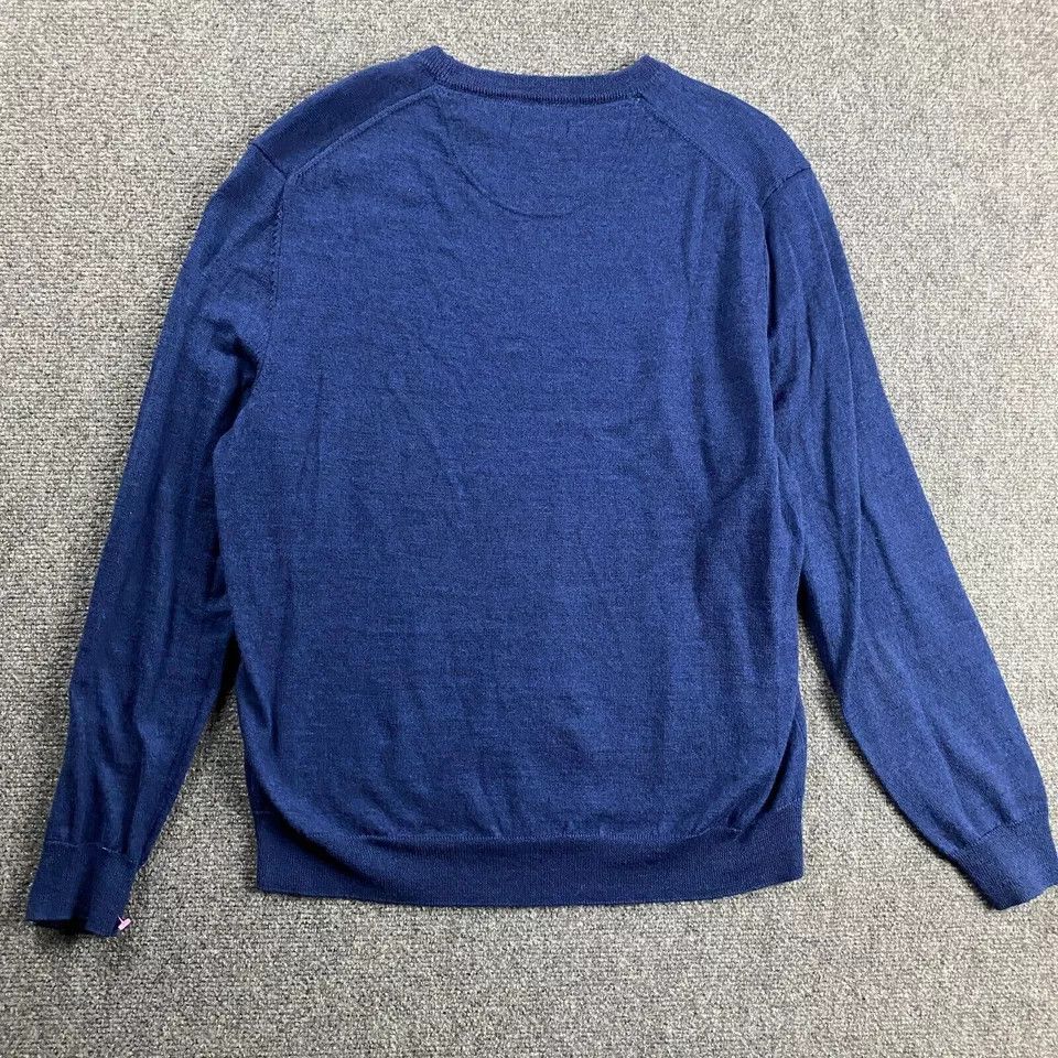 Club Room Club Room Sweater Men's Large Crew Neck Pullover Merino Wool Size US L / EU 52-54 / 3 - 3 Thumbnail
