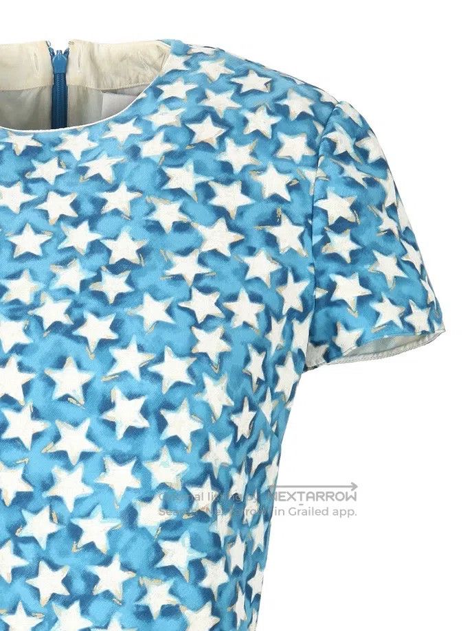 Valentino Valentino Blue star dress Size M / US 6-8 / IT 42-44 - 4 Thumbnail
