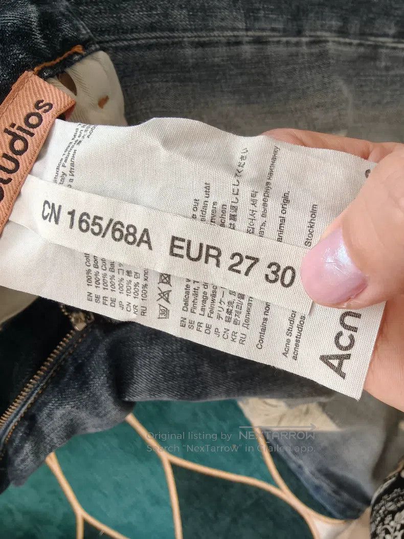 Acne Studios Acne Studios 1993 series ripped denim jeans Size US 27 - 6 Thumbnail