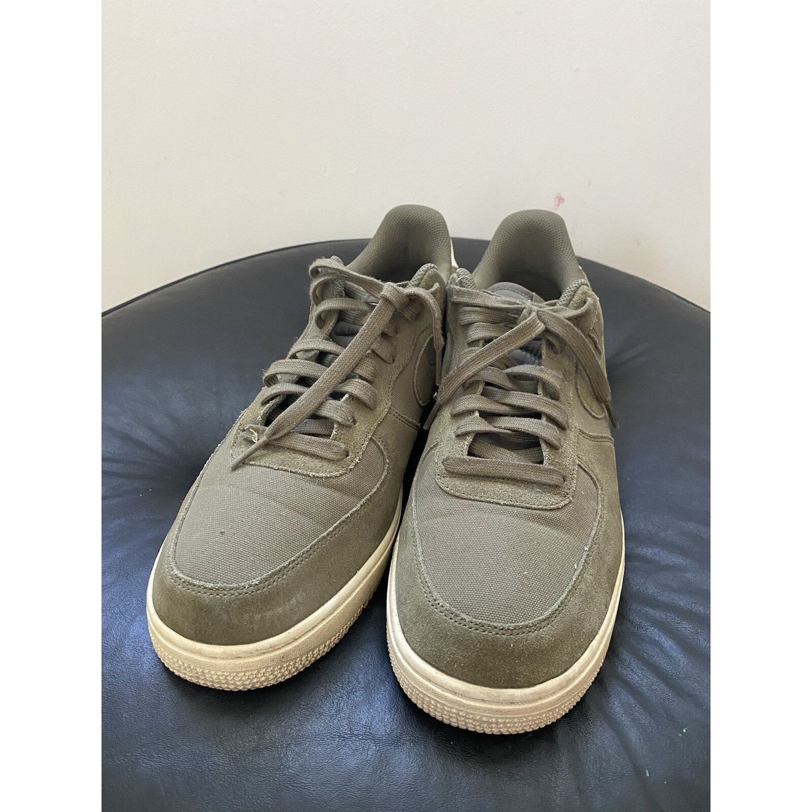Nike Nike Air Force 1 Suede Size 11.5 Medium Olive/Sail Size US 11.5 / EU 44-45 - 5 Thumbnail