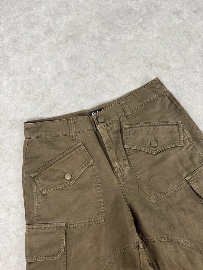 Dolce & Gabbana SS2003 Dolce & Gabbana Olive Combat Large Cargo Pants Size US 30 / EU 46 - 6 Thumbnail