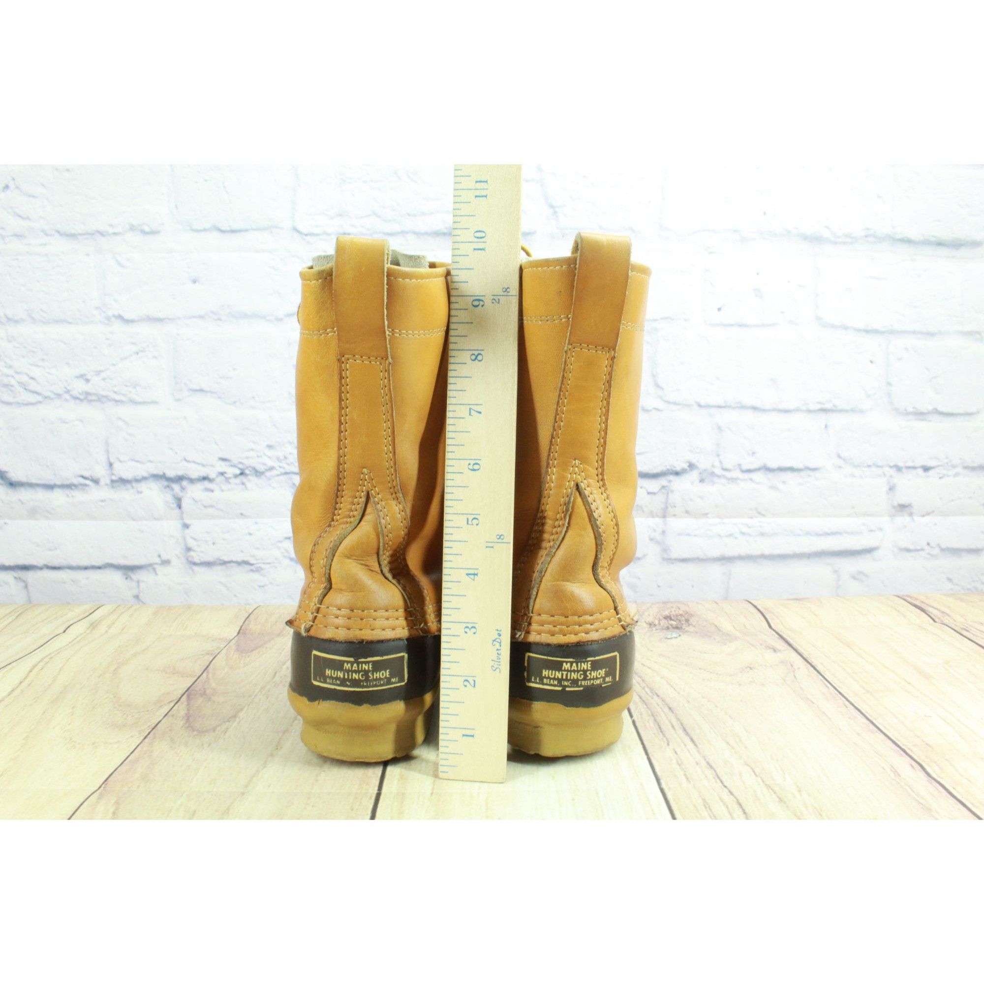 L.L. Bean Vintage LL Bean Brown Leather Duck Hunting Boots Men's 6 M Size US 6 / EU 39 - 6 Thumbnail