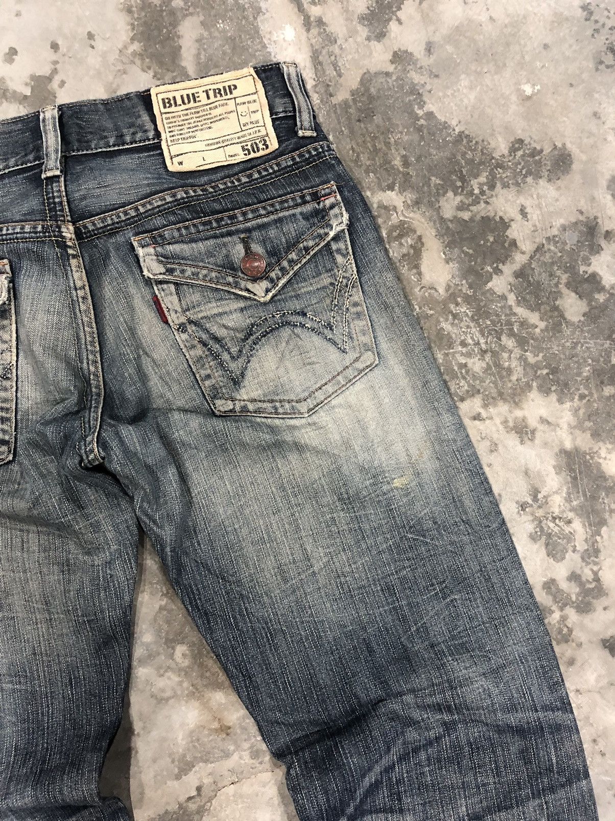 Edition Japan × Edwin Edwin Blue Trip 503 Rare Jeans Size US 33 - 4 Thumbnail