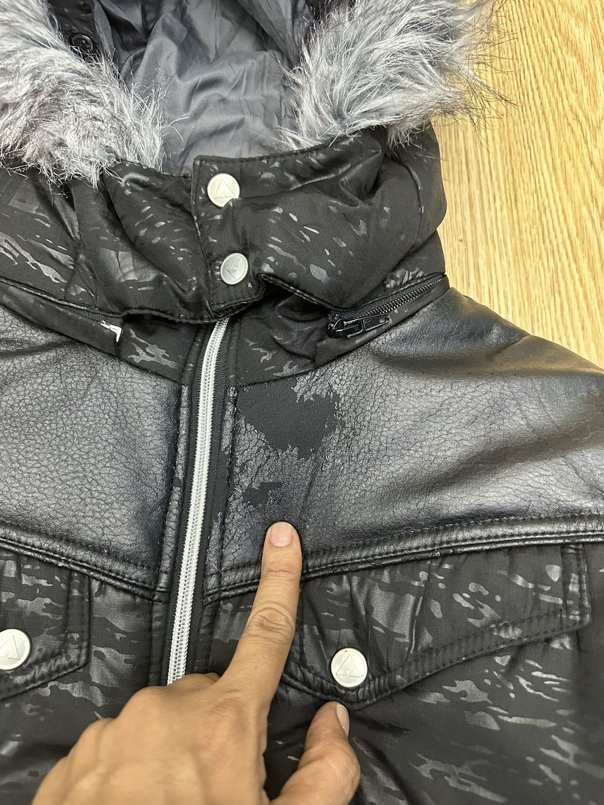 Airwalk × If Six Was Nine × Le Grande Bleu (L.G.B.) Vintage Airwalk Fur Down Like If Six Jacket MJ165 Size US M / EU 48-50 / 2 - 6 Thumbnail