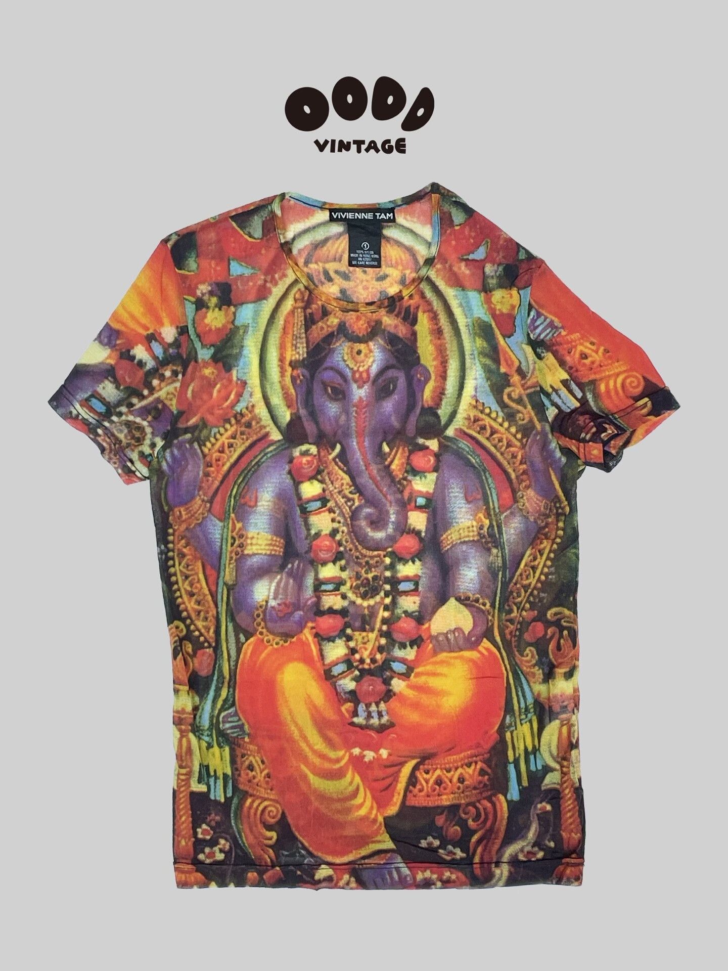 Vivienne Tam Vivienne Tam Ganesha Graphic Mesh T-shirt Size M / US 6-8 / IT 42-44 - 1 Thumbnail