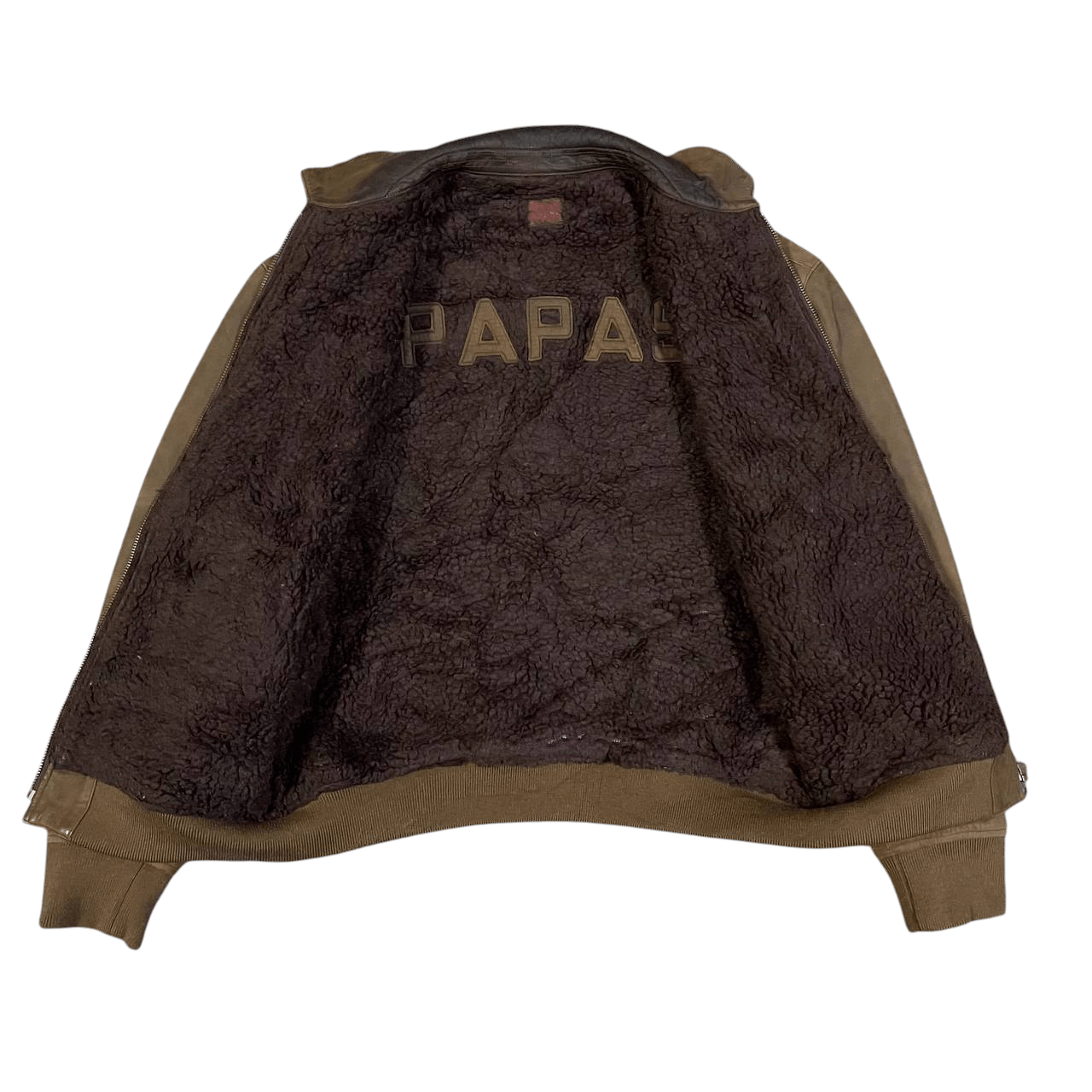 Japanese Brand Vintage Papas Soft Leather Bomber Jacket Size US M / EU 48-50 / 2 - 6 Thumbnail