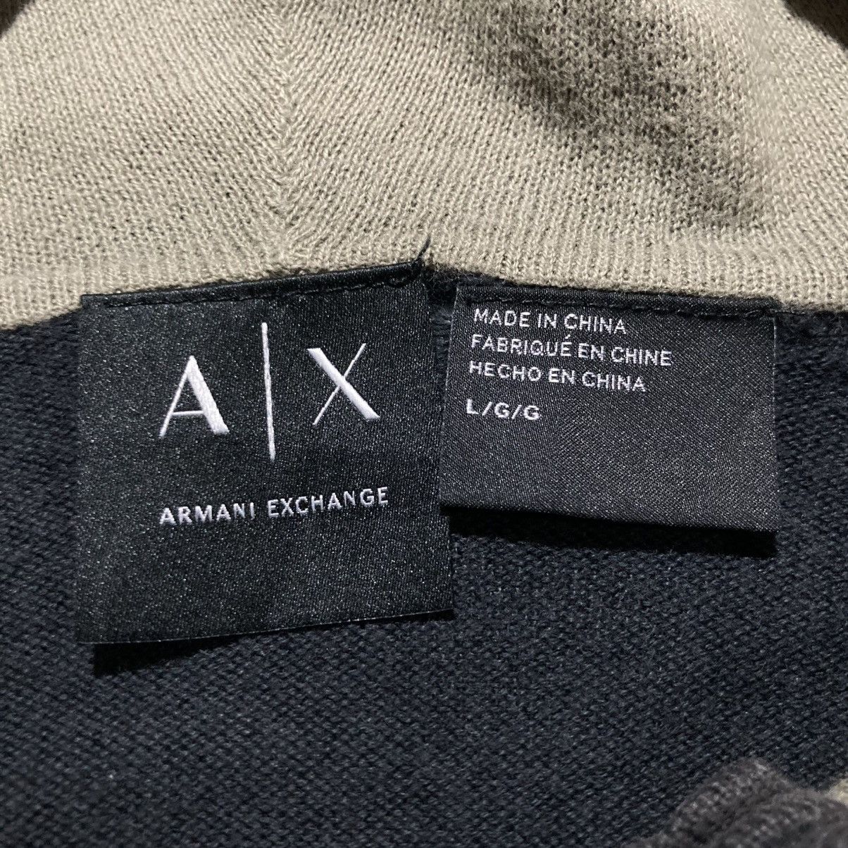 Armani Exchange Armani Exchange Logo Slevee Taped Ziphoodie Black Luxury Size US L / EU 52-54 / 3 - 15 Thumbnail