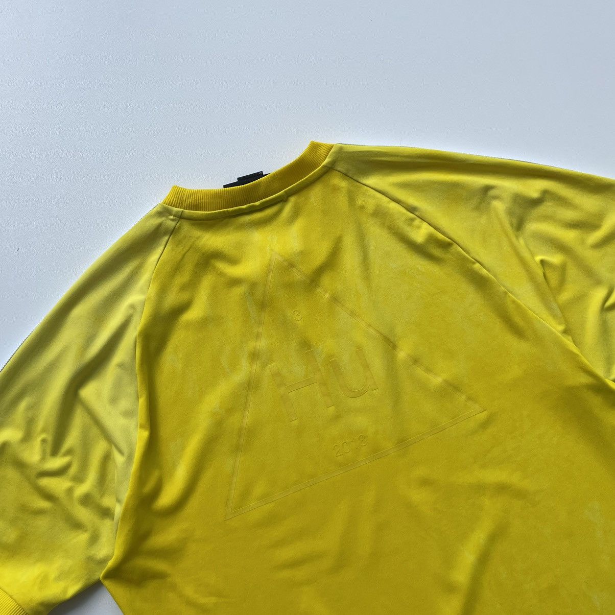 Human Made Adidas Originals x Pharrell Williams Hu Holi T-Shirt Yellow Size US M / EU 48-50 / 2 - 5 Thumbnail