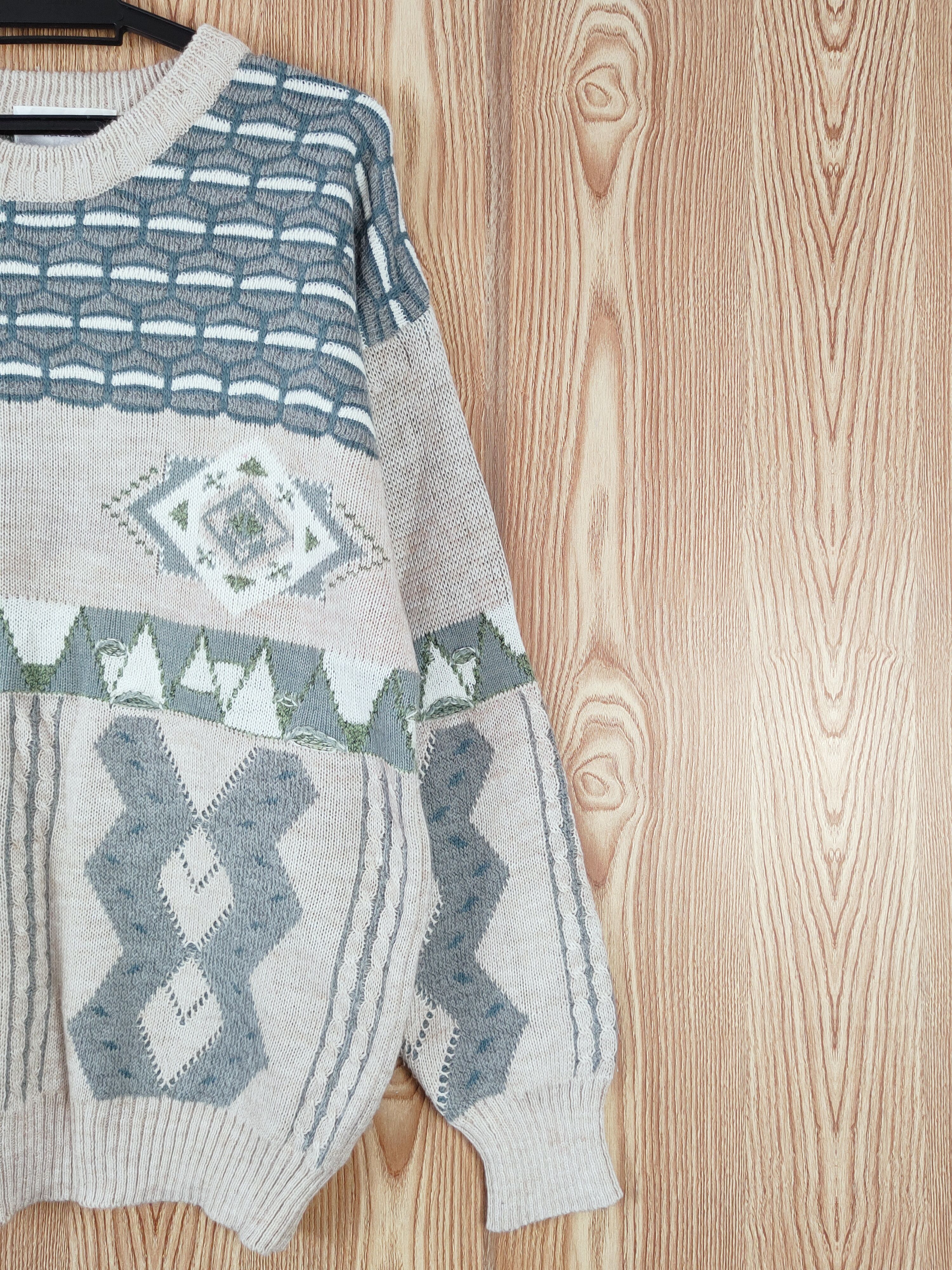 Vintage D Louis Pitaud Light Brown Knitwear Sweatshirts #W771 Size US L / EU 52-54 / 3 - 5 Thumbnail