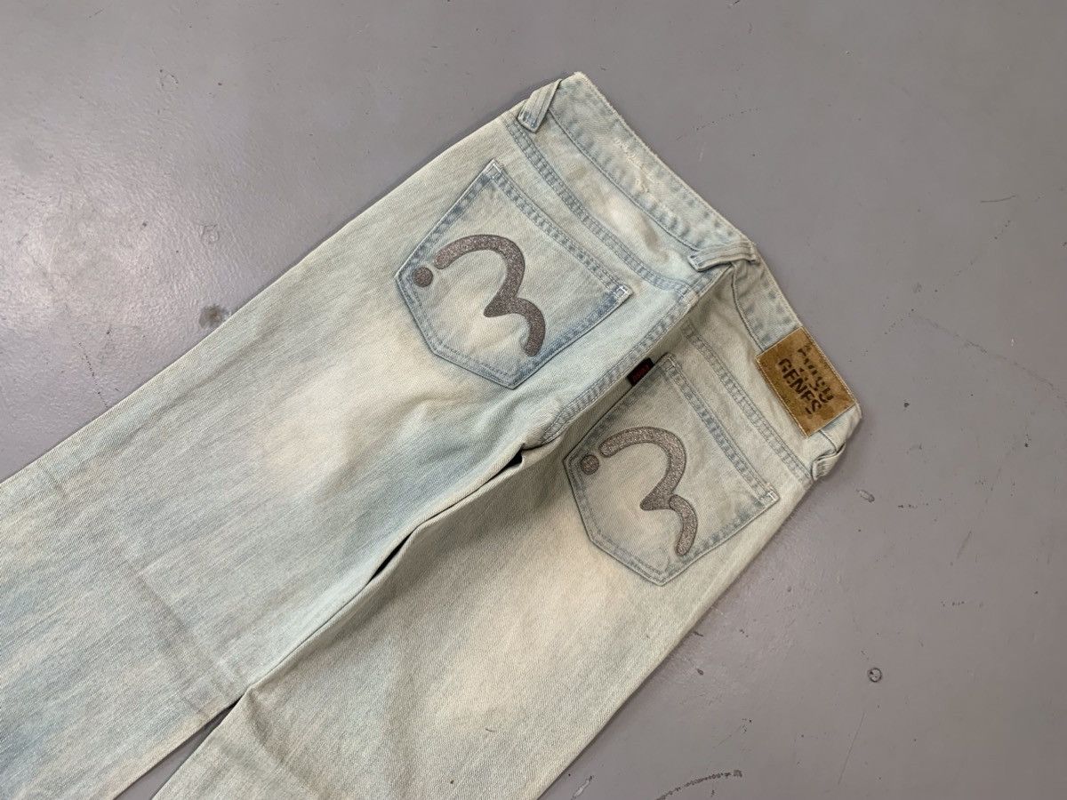 Japanese Brand Vintage womens evisu inspired bootcut denim pants Size 28" / US 6 / IT 42 - 3 Thumbnail