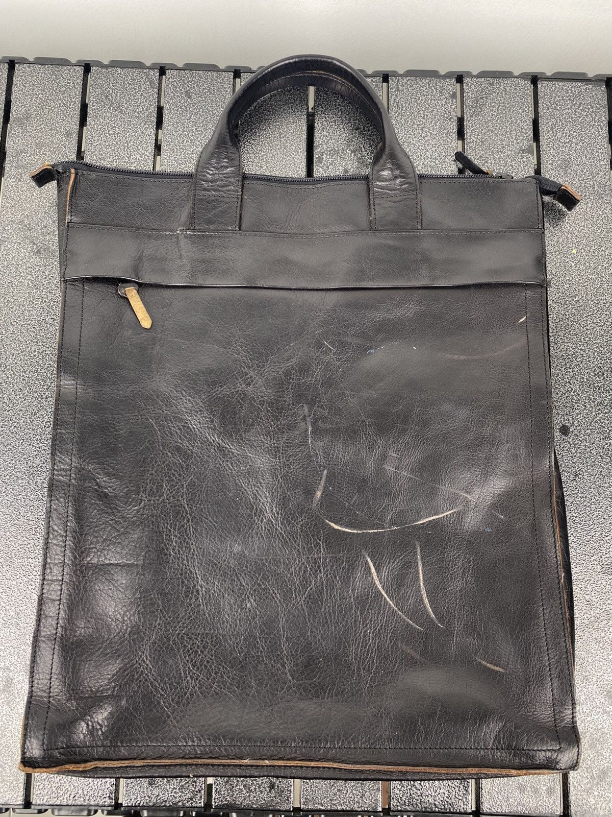 Tsumori Chisato 2000’s Tsumori Chisato Patina Leather Tote Bag Size ONE SIZE - 4 Thumbnail