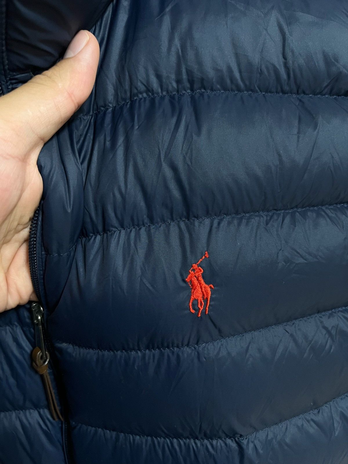 Polo Ralph Lauren Polo Ralph Lauren Down Puffer Vest Sleeveless Full Zip Sz XL Size US XL / EU 56 / 4 - 3 Thumbnail