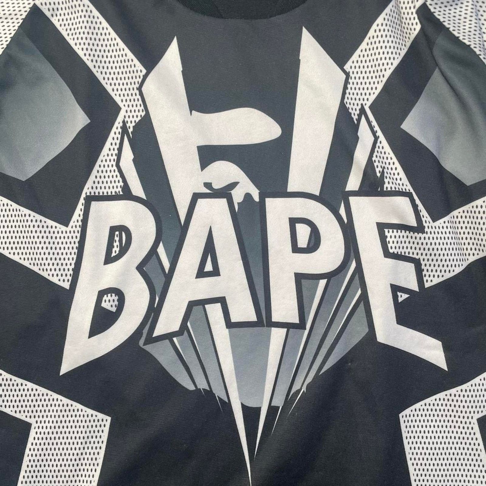 Bape Bape Racing Jersey Black and White Size US XL / EU 56 / 4 - 3 Thumbnail