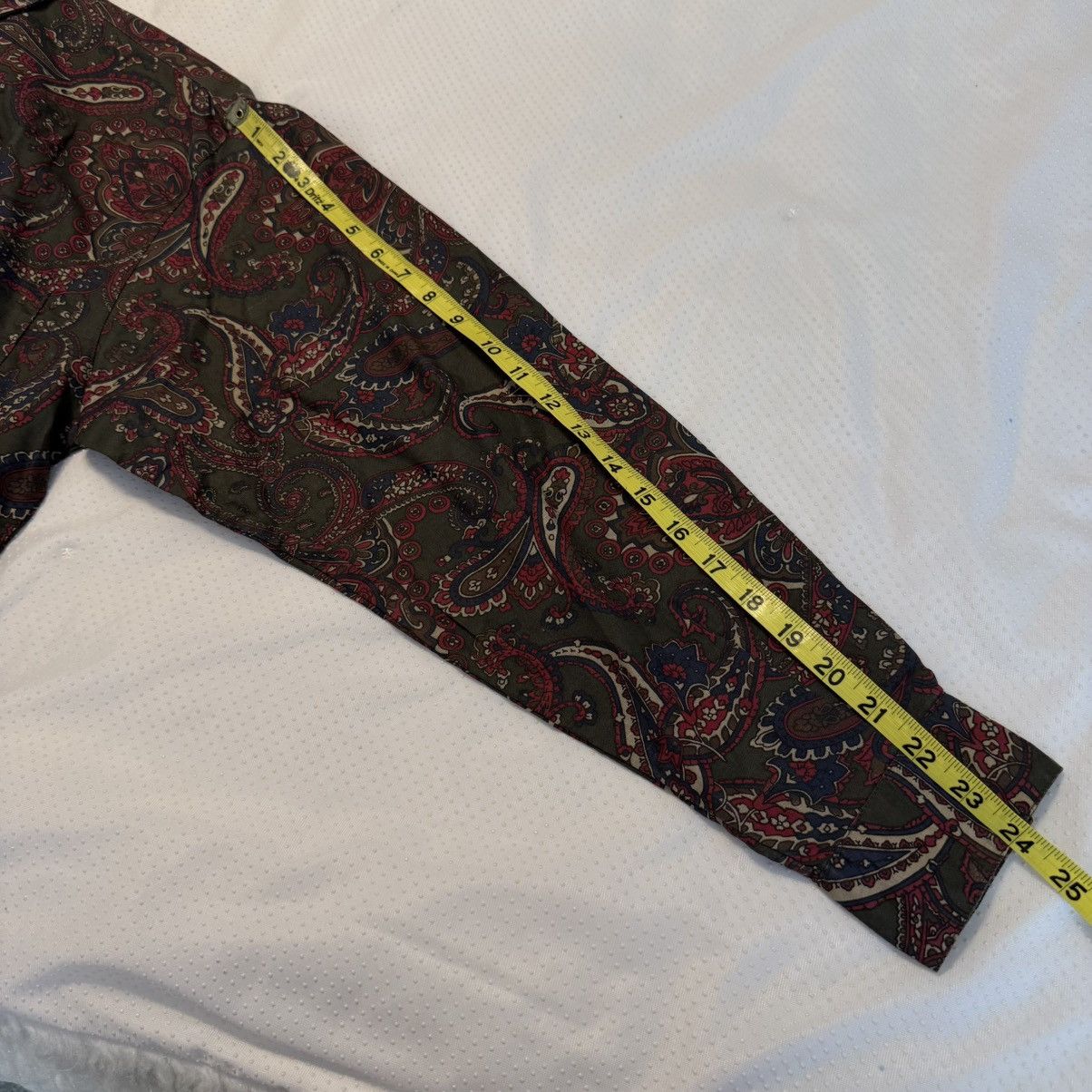 Vintage Vintage 90s Bugle Boy Button Down Paisley Shirt Medium Size US M / EU 48-50 / 2 - 10 Thumbnail